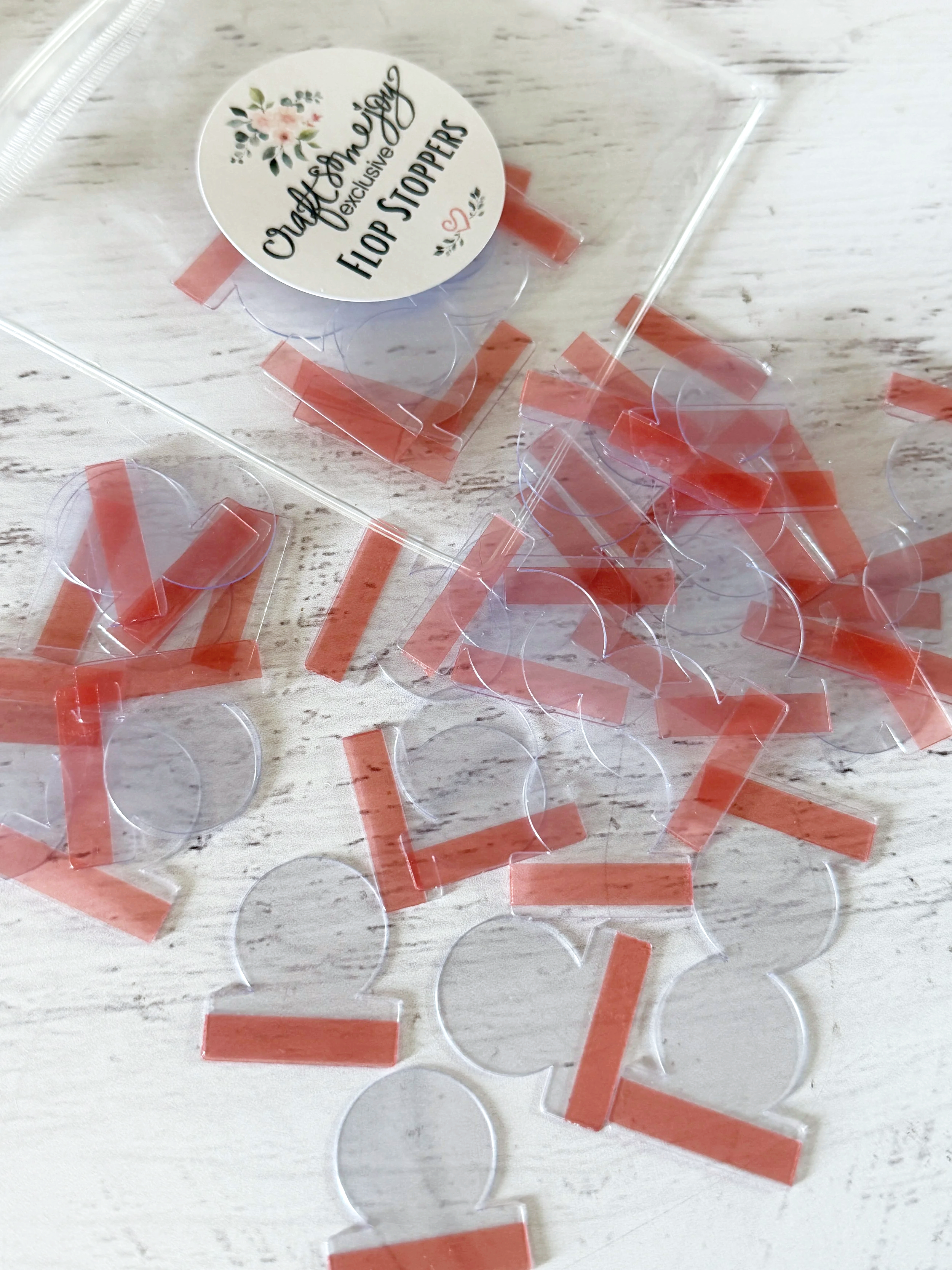 Flop Stoppers & Clear Tabs