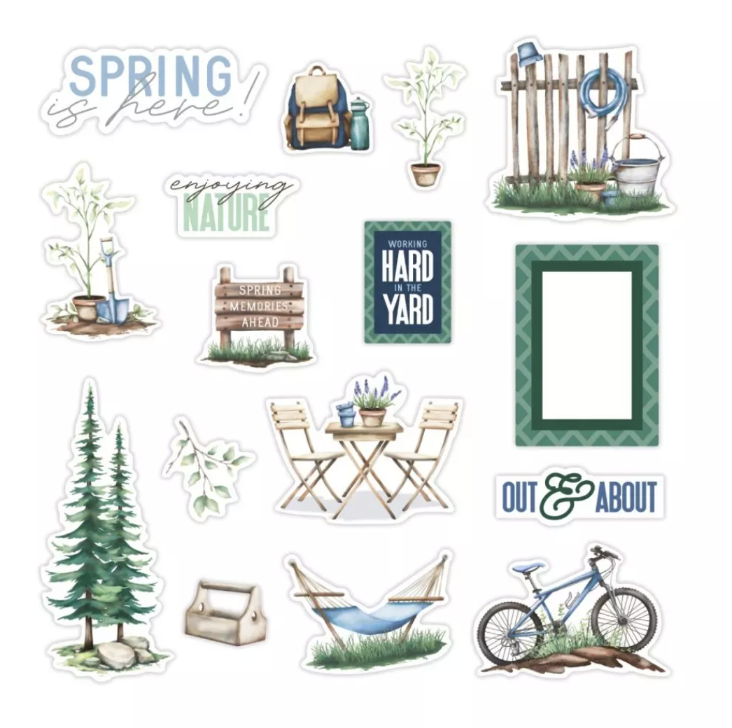Getting Outside Embellishments (16/pk)