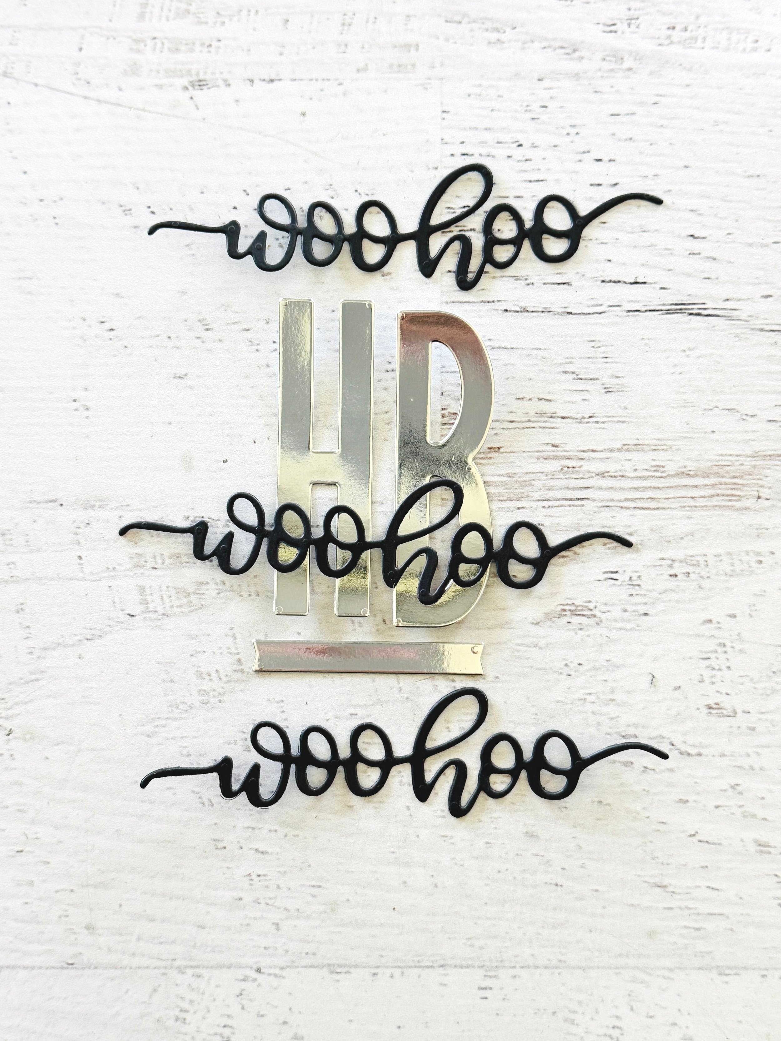Die Cut Titles: WooHoo