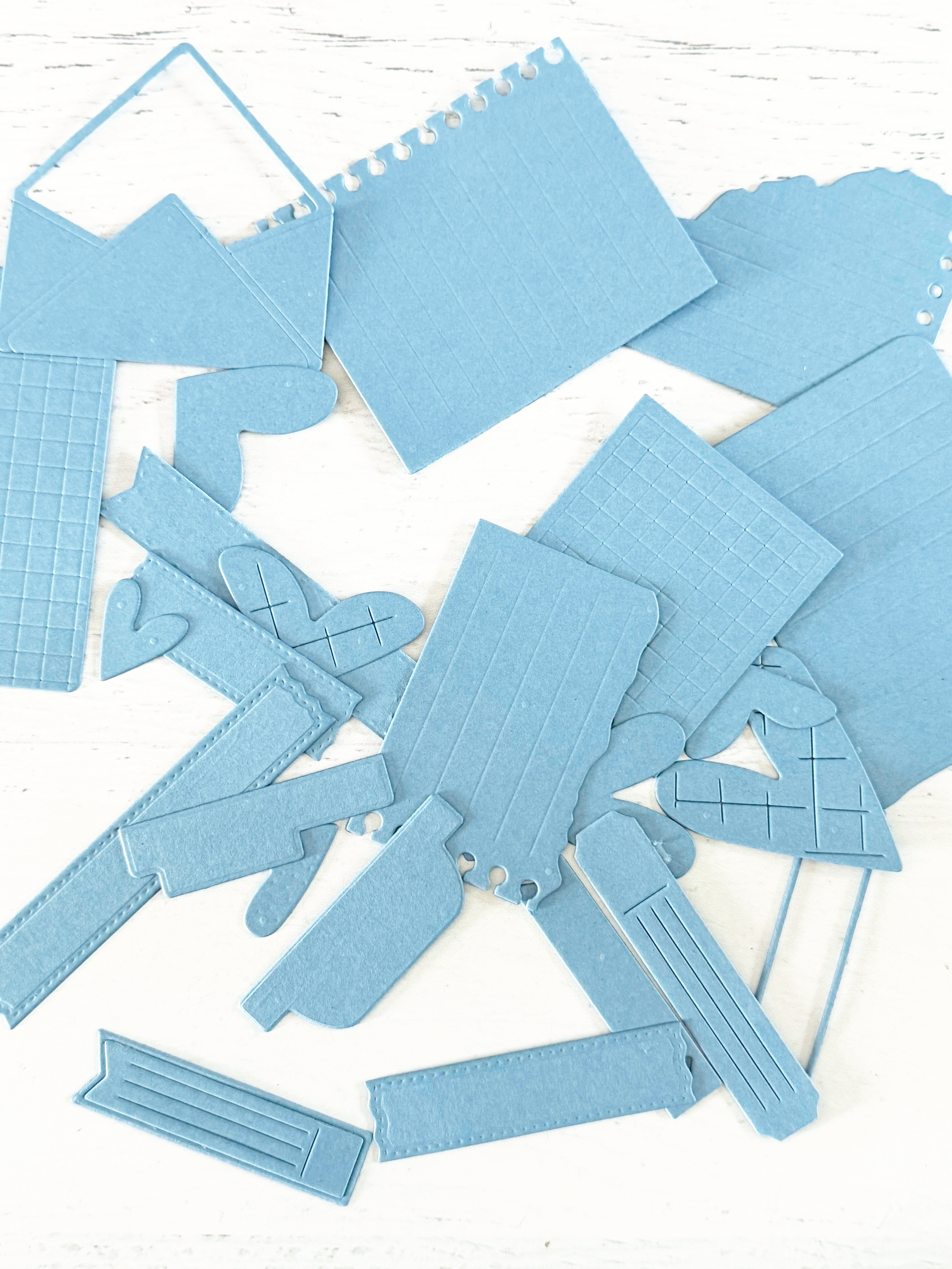 Layering Shapes: Color POP Blue