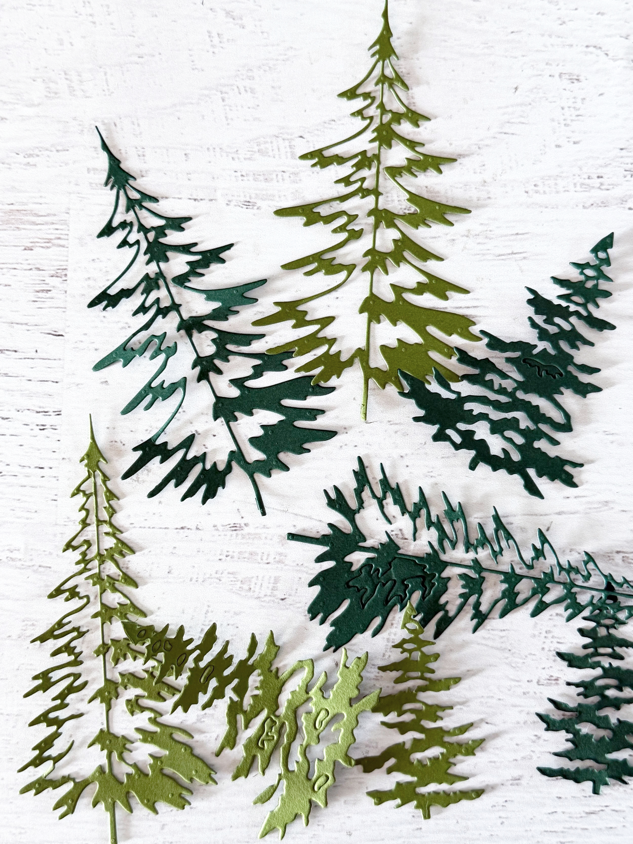 Die Cuts: Evergreen Trees