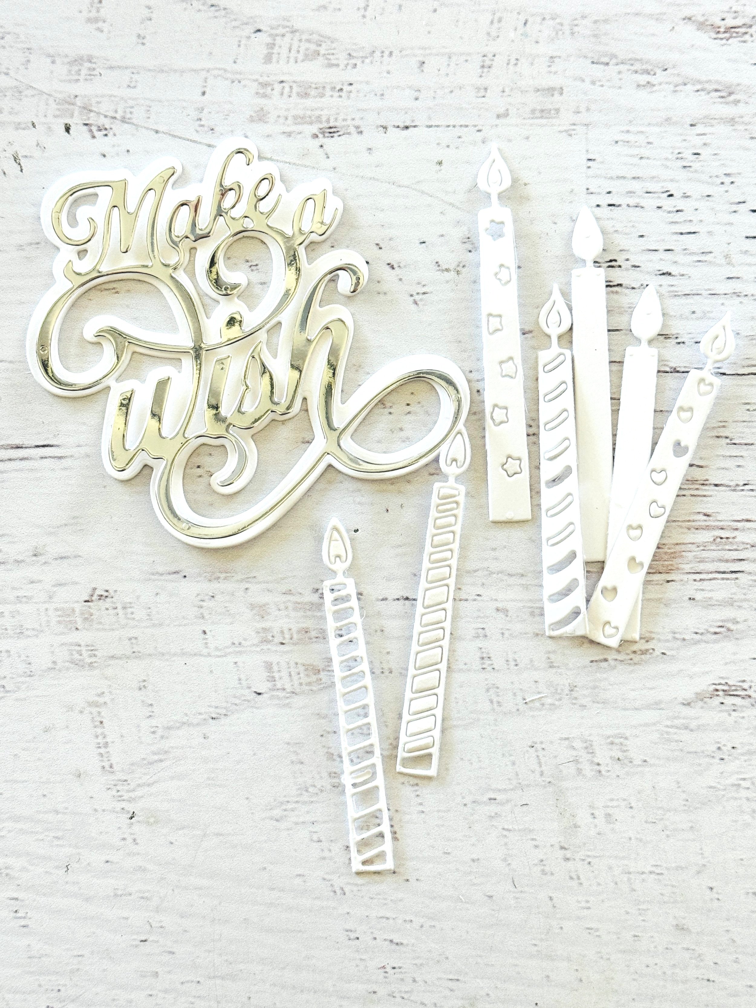 Die Cut Titles: Make a Wish