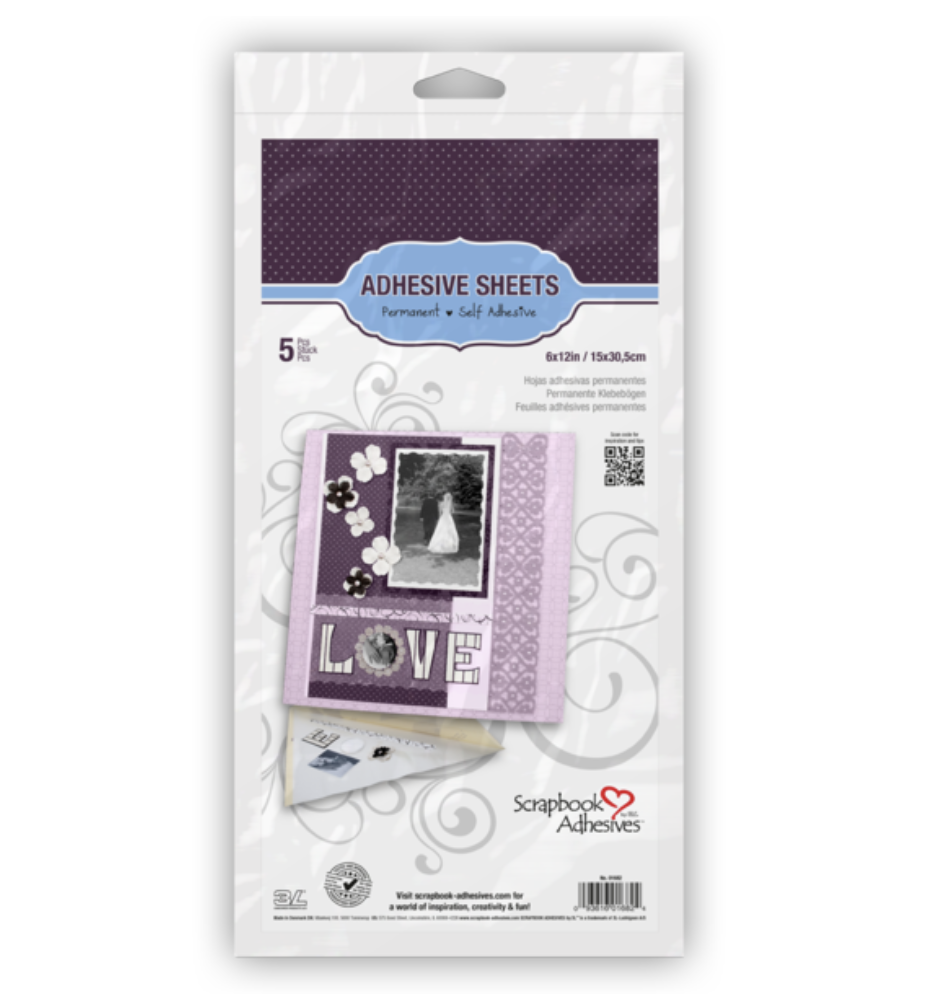 Adhesive Sheets 6 x12 inch 5 sheets