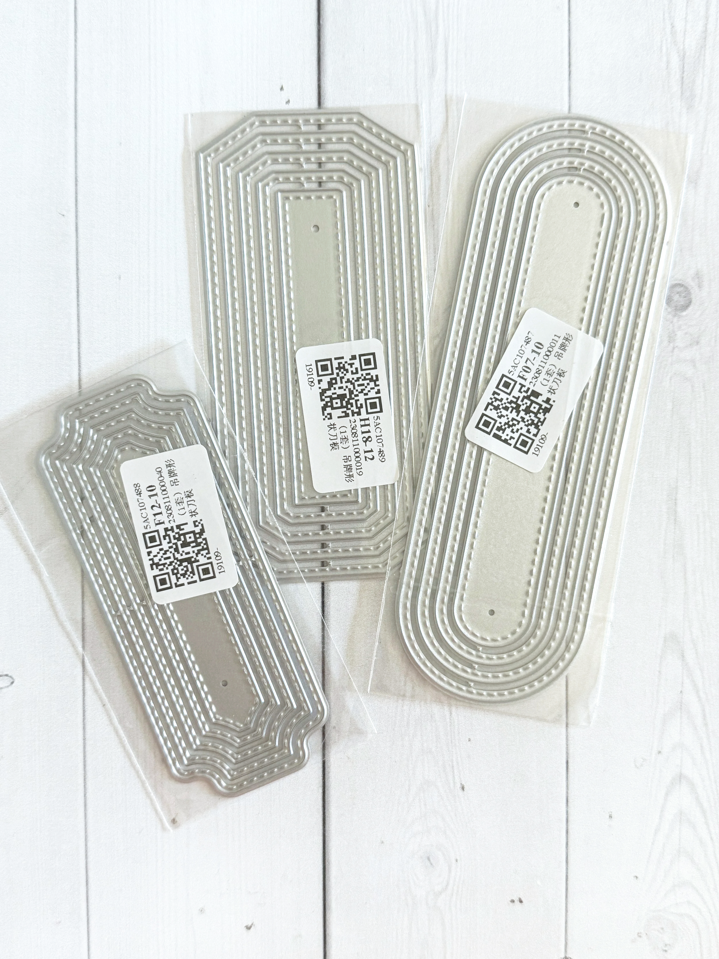 Sentiment Shapes Metal Cutting Dies 3 pack