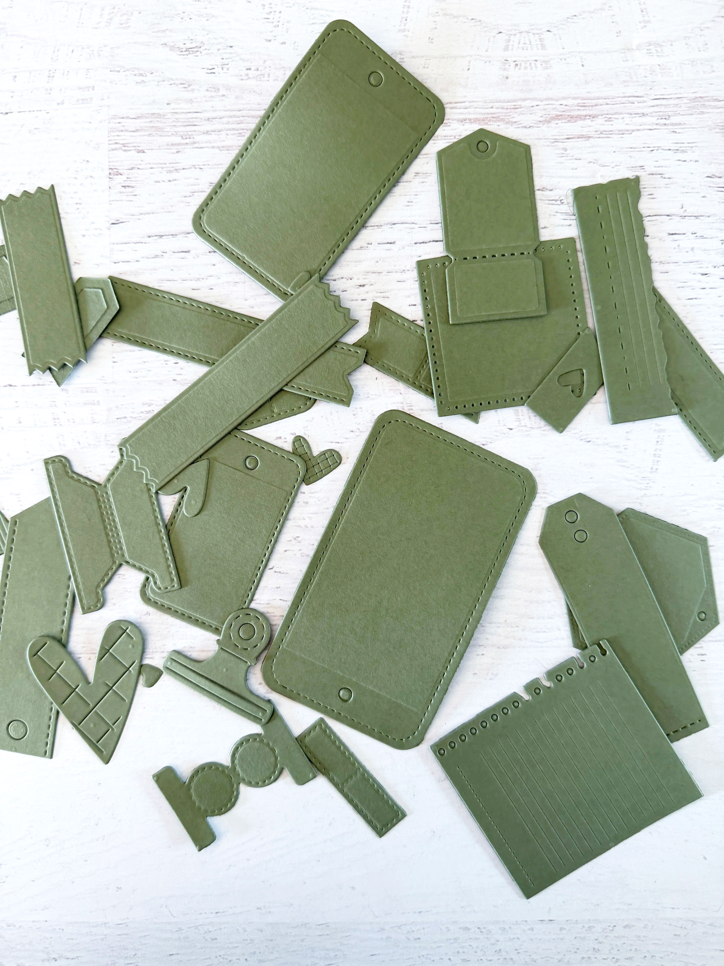 Layering Shapes: Color POP Green