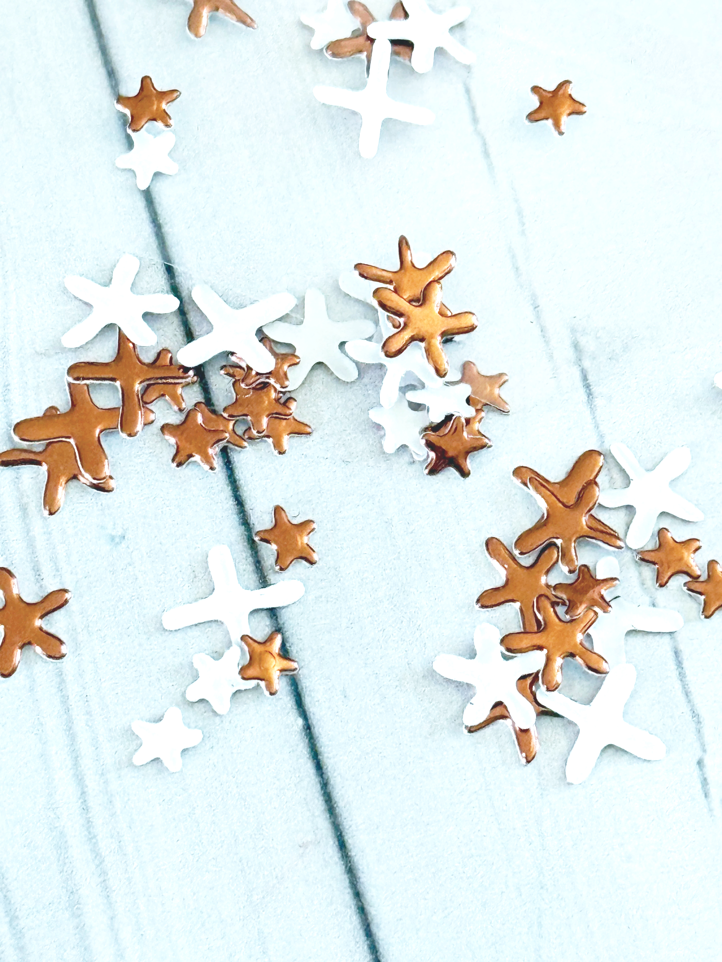 Die Cuts: Shiny Copper Accents