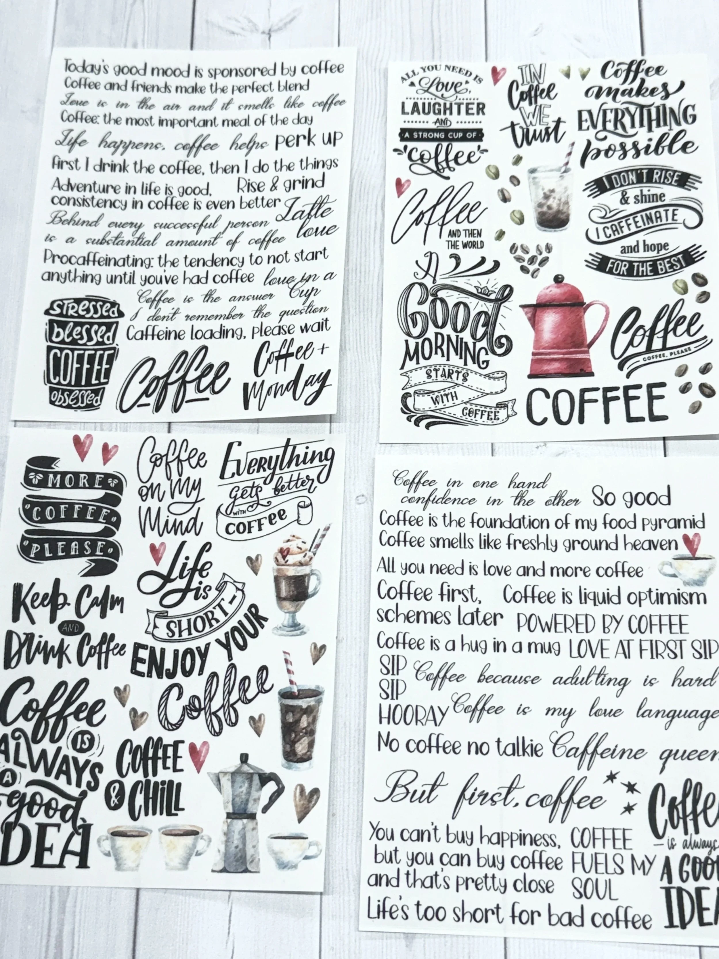 Sentiment Stickers: Coffee Lover