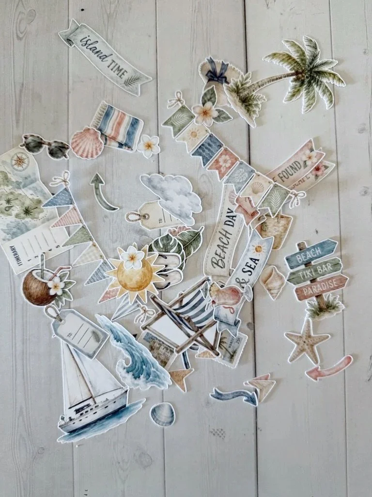 Tropical Paradise Embellishments