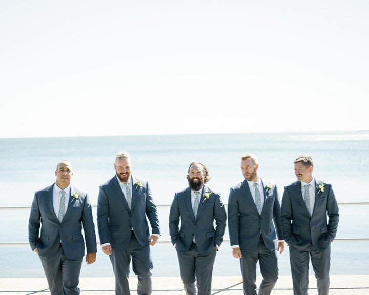 A moment for these grooms and their men! We love seeing the personalities captured so well in these photos!​​​​​​​​​.
.
Photos by: @brookeallisonphoto @anaiseprincephoto @annleephotography @jennifernicholephotography @aliciaannphotographers @mccoll.p