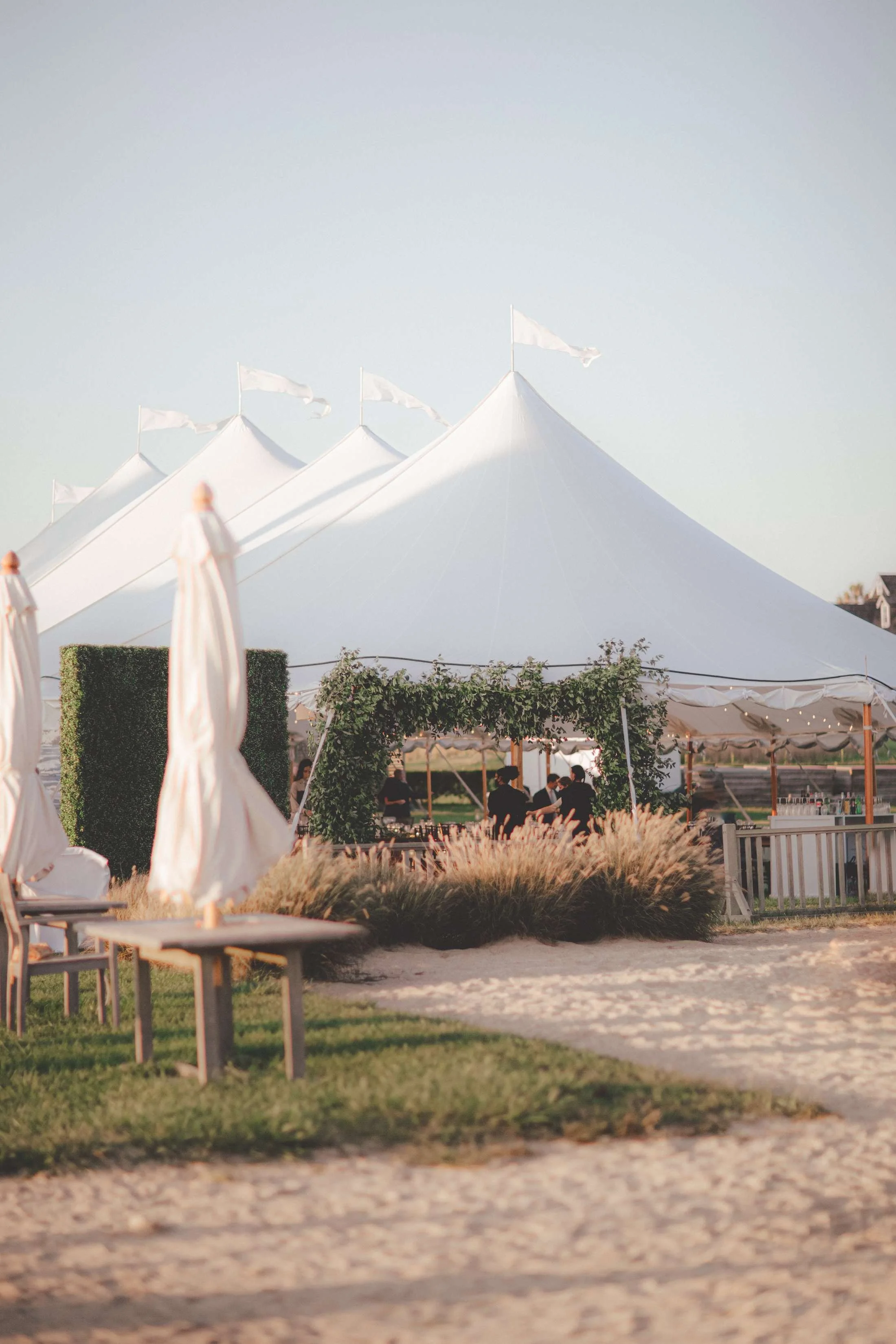 Sunset, Sailcloth, and the Sea | A Tented Wedding at Saybrook Point