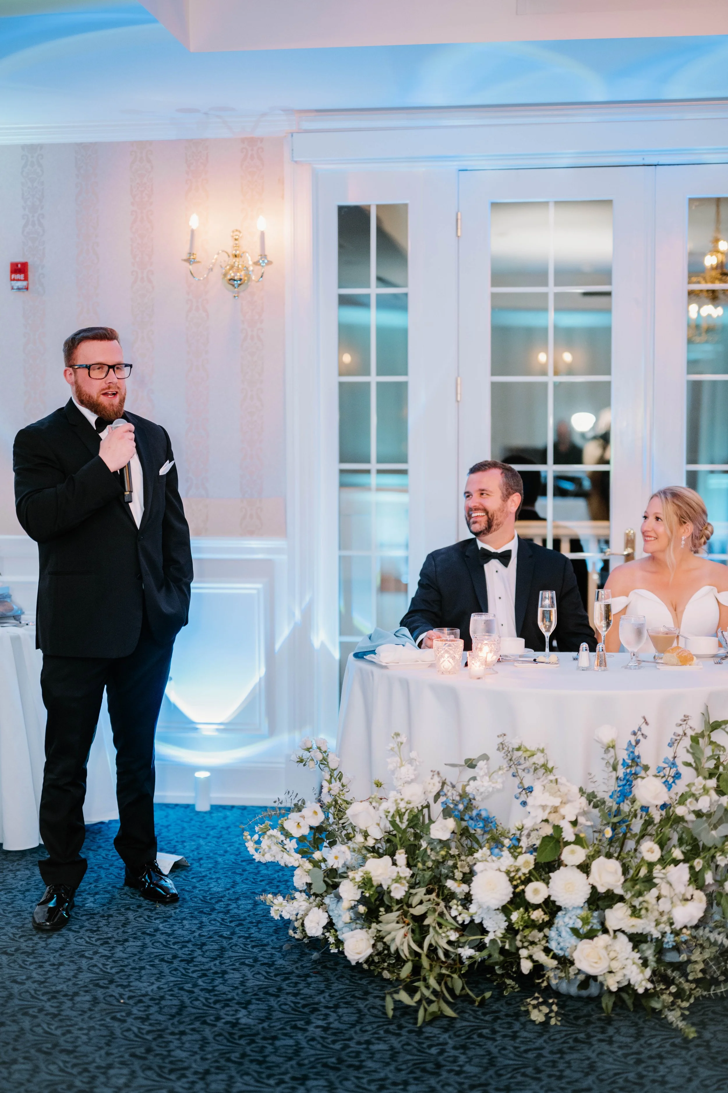 Sustainable foam-free wedding flowers using local hydrangea and seasonal foliage by First Blush CT.