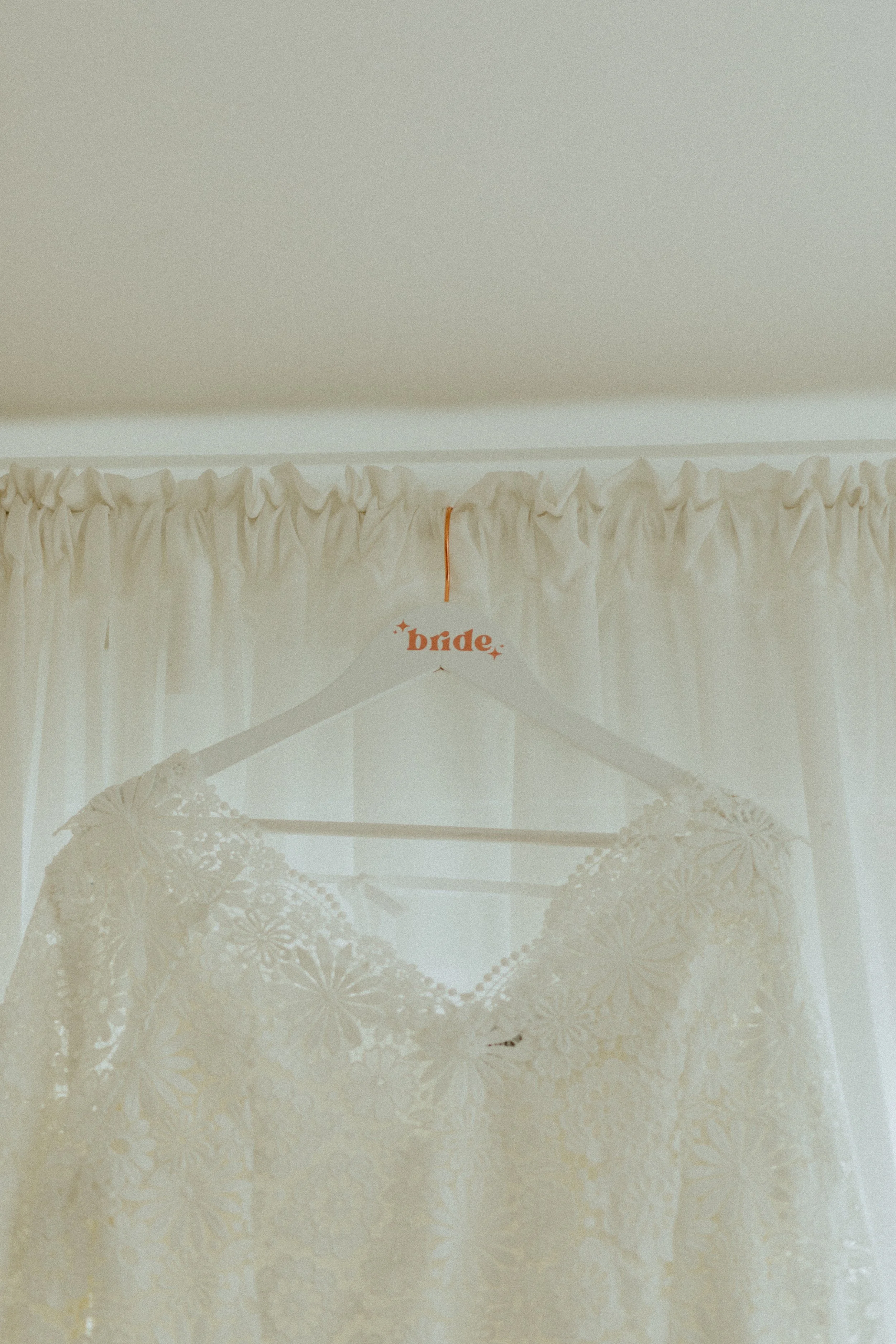 Fun wedding dress hanger at The Hops Company in Derby Connecticut.