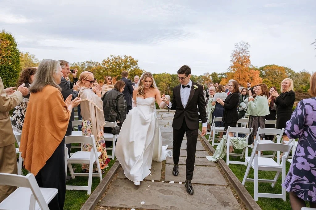 Wedding at Waveny House New Canaan CT — full-service florals by First Blush Floral Design