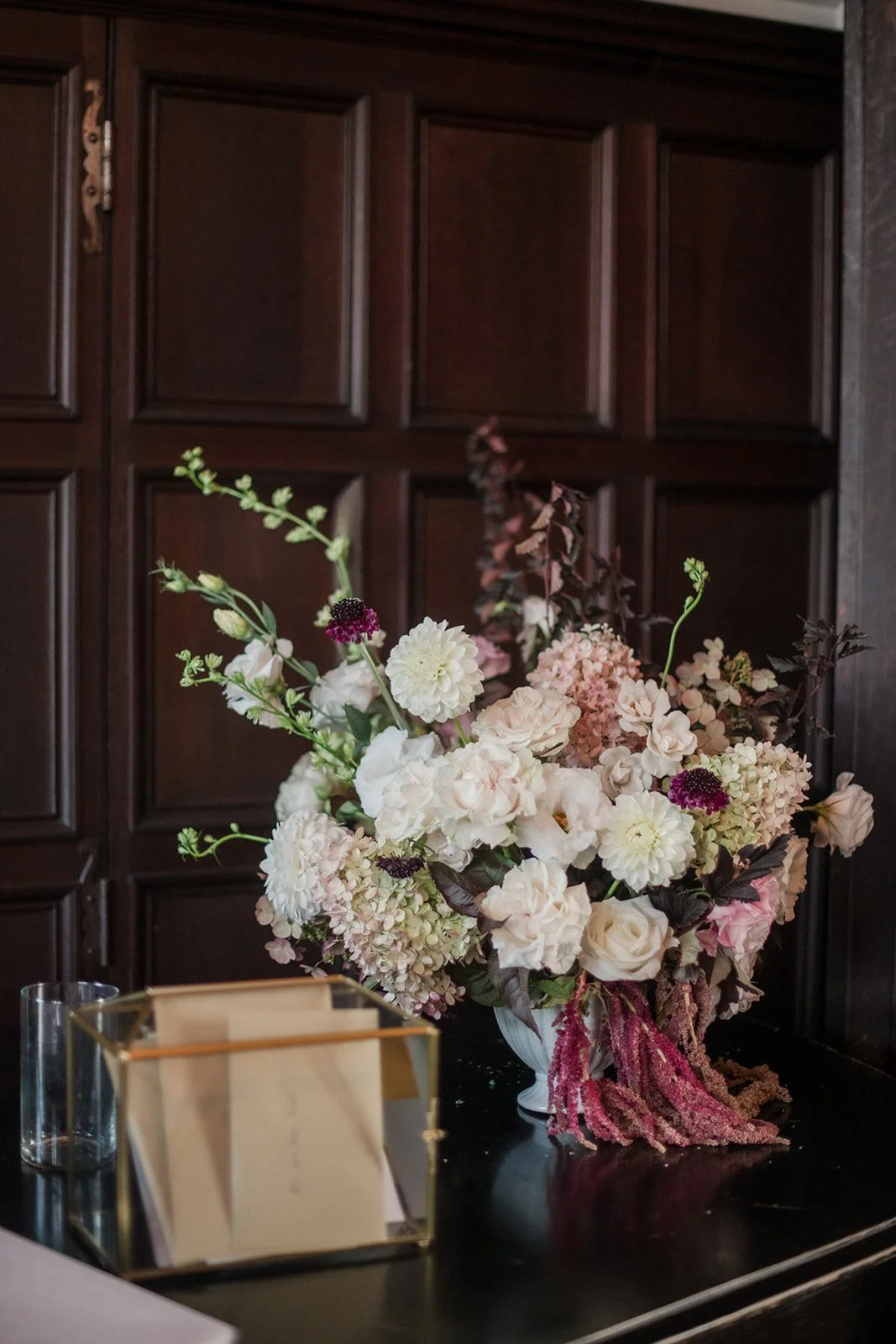 First Blush editorial wedding design featuring guest book and focused on experience, texture, and architectural beauty.