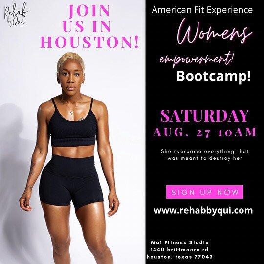 Let&rsquo;s go Houston‼️ This Saturday 10am @qui2health is hosting a Women&rsquo;s Empowerment Bootcamp‼️🔥🥰

Saturday, 8/27 10am 
@ma1studios 

Link in bio‼️

Let&rsquo;s goooooooo‼️ 
#qui2health #fitness #strength #strongertogether #houston