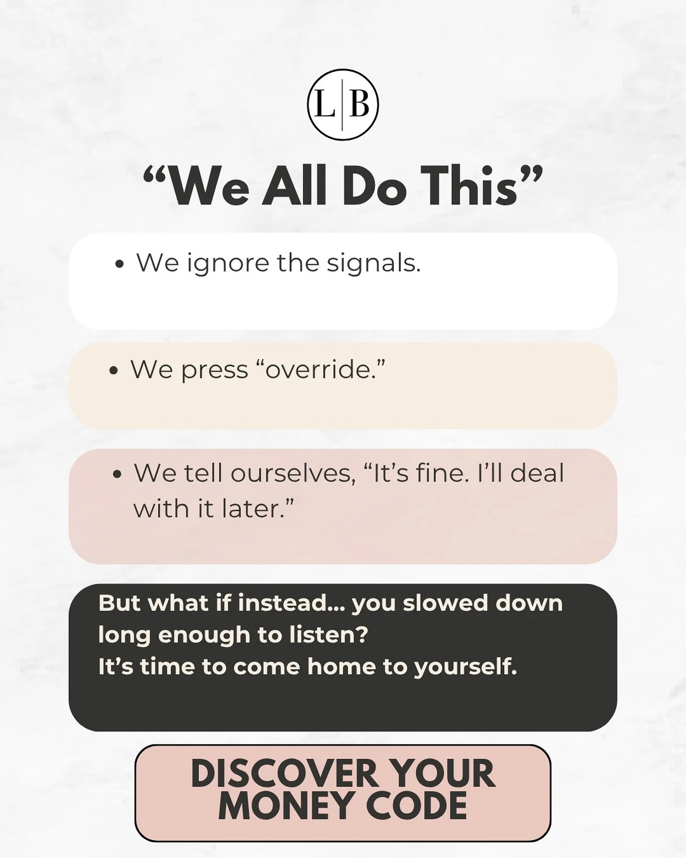 &ldquo;We All Do This&rdquo;

Let&rsquo;s be honest &mdash; we&rsquo;ve all allowed things to go on longer than they should.

We ignore the signals.
We press &ldquo;override.&rdquo;
We tell ourselves, &ldquo;It&rsquo;s fine. I&rsquo;ll deal with it l