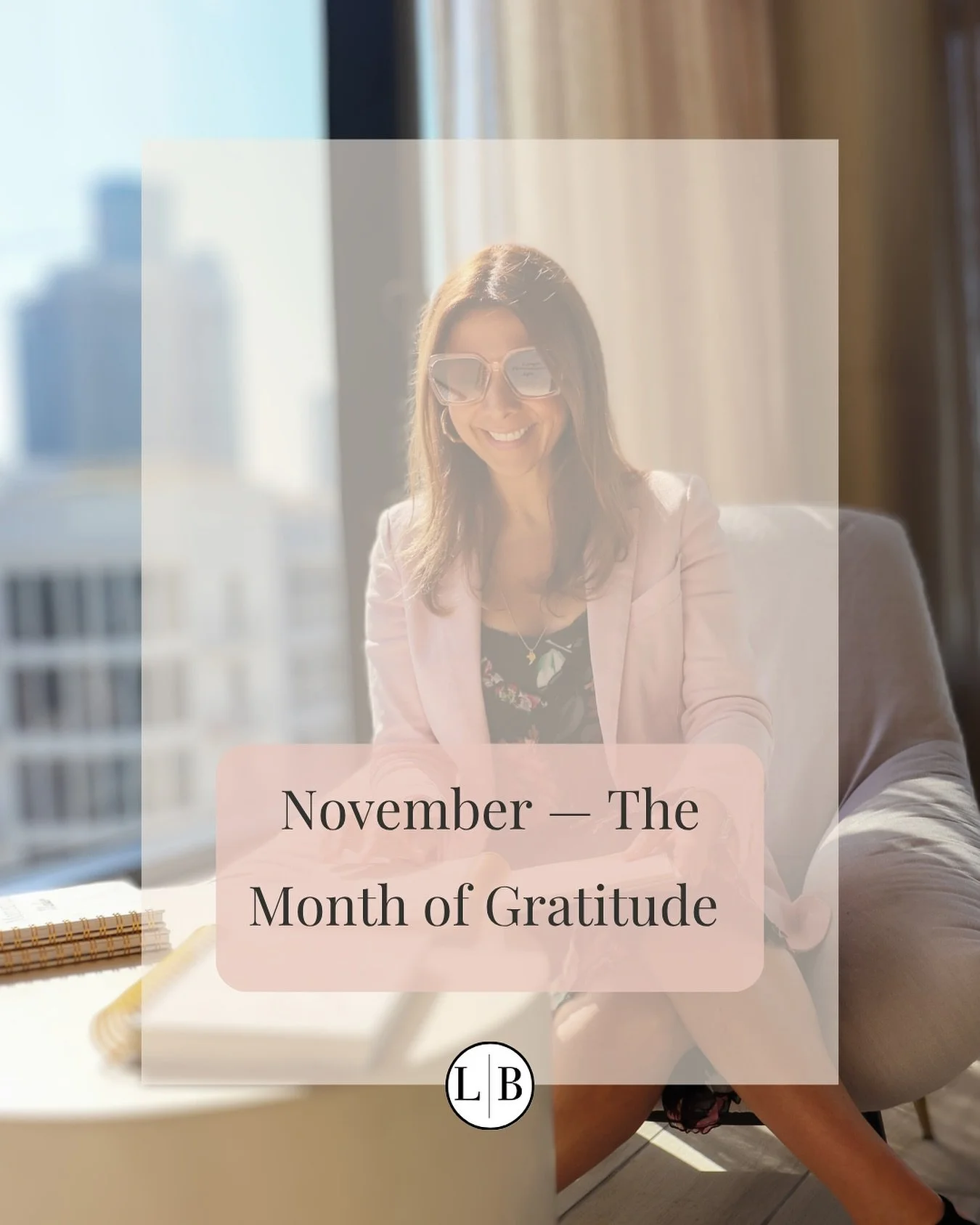 November &mdash; The Month of Gratitude 🍂✨

November reminds us to slow down, reflect, and appreciate the beauty in the now.
It&rsquo;s the perfect moment to realign your energy with gratitude &mdash; to celebrate how far you&rsquo;ve come and open 