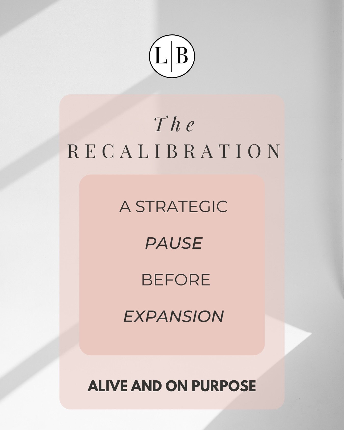 I&rsquo;ve been recalibrating.

After taking some time off, I gave myself space to listen.

December was about love. About releasing. About moving forward &mdash; alive and on purpose.

January was about recharging. Finding inspiration again. Letting