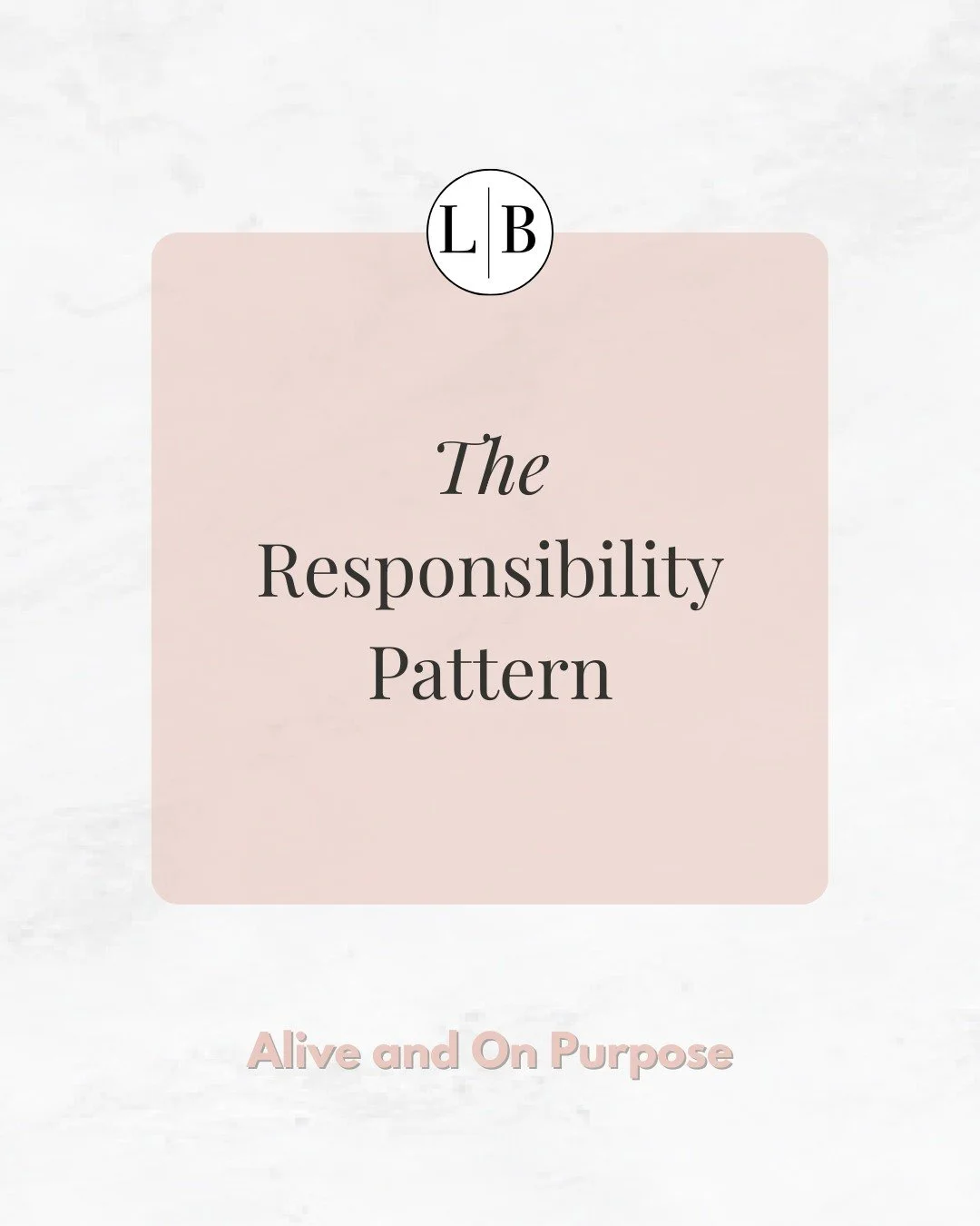 The Responsibility Pattern

Many people don&rsquo;t feel stuck.

They feel responsible.

Responsible for clients.
Responsible for family.
Responsible for being the one who holds everything together.

And slowly, something happens.

Responsibility bec