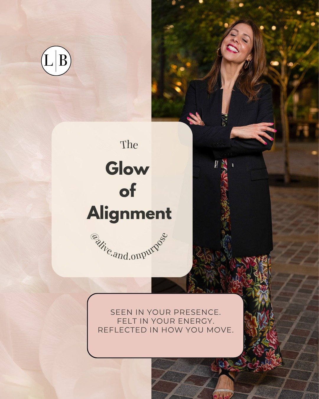 The Glow of Alignment

You don&rsquo;t age&mdash;you align. And it shows in your presence, your energy, and the way you move through the world.

There&rsquo;s a kind of glow no product can replicate.

It comes from being in tune with your purpose.

N