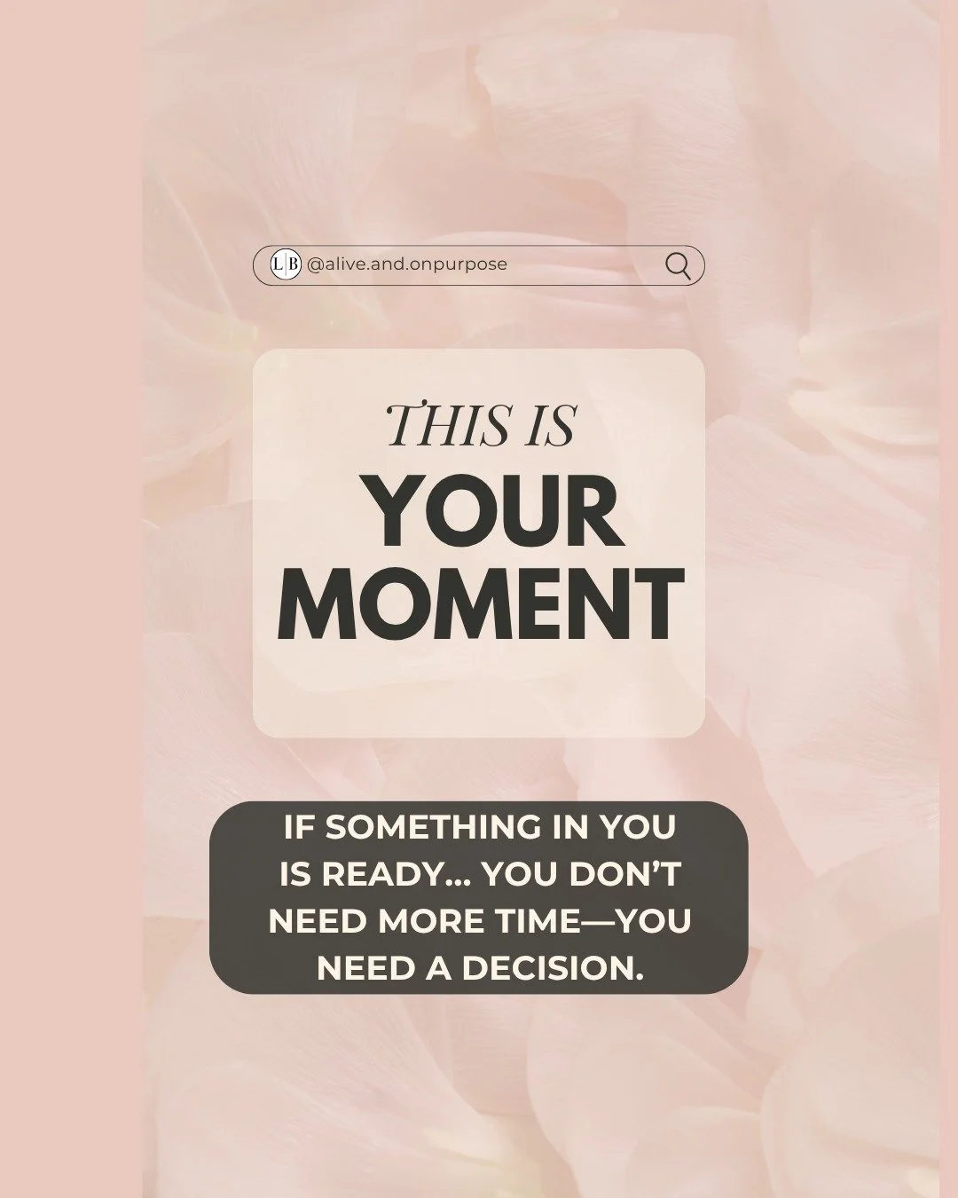 This Is Your Moment.

If something in you is ready&hellip; you don&rsquo;t need more time&mdash;you need a decision.

If you&rsquo;ve been feeling the pull for something more&mdash;
this is what she would want you to know:

&ldquo;The first step is w
