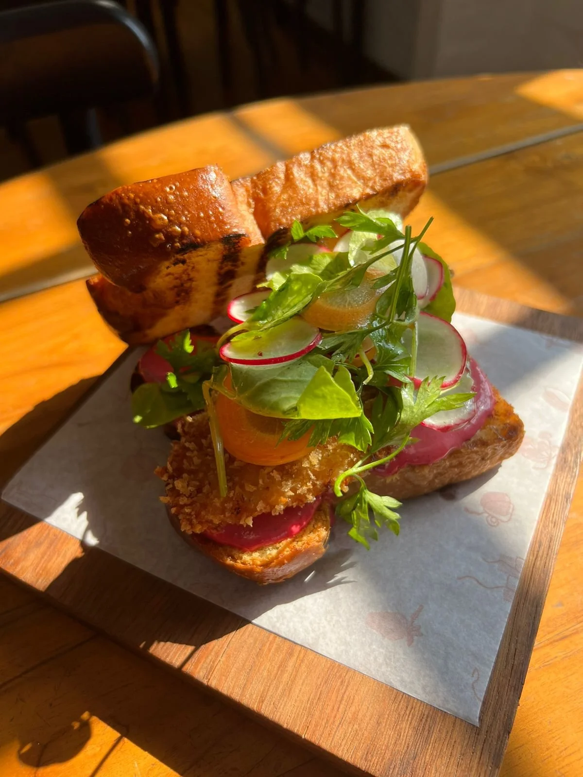 Chicken pink no brioche