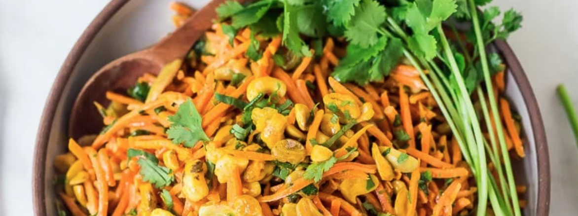 Curried carrot slaw