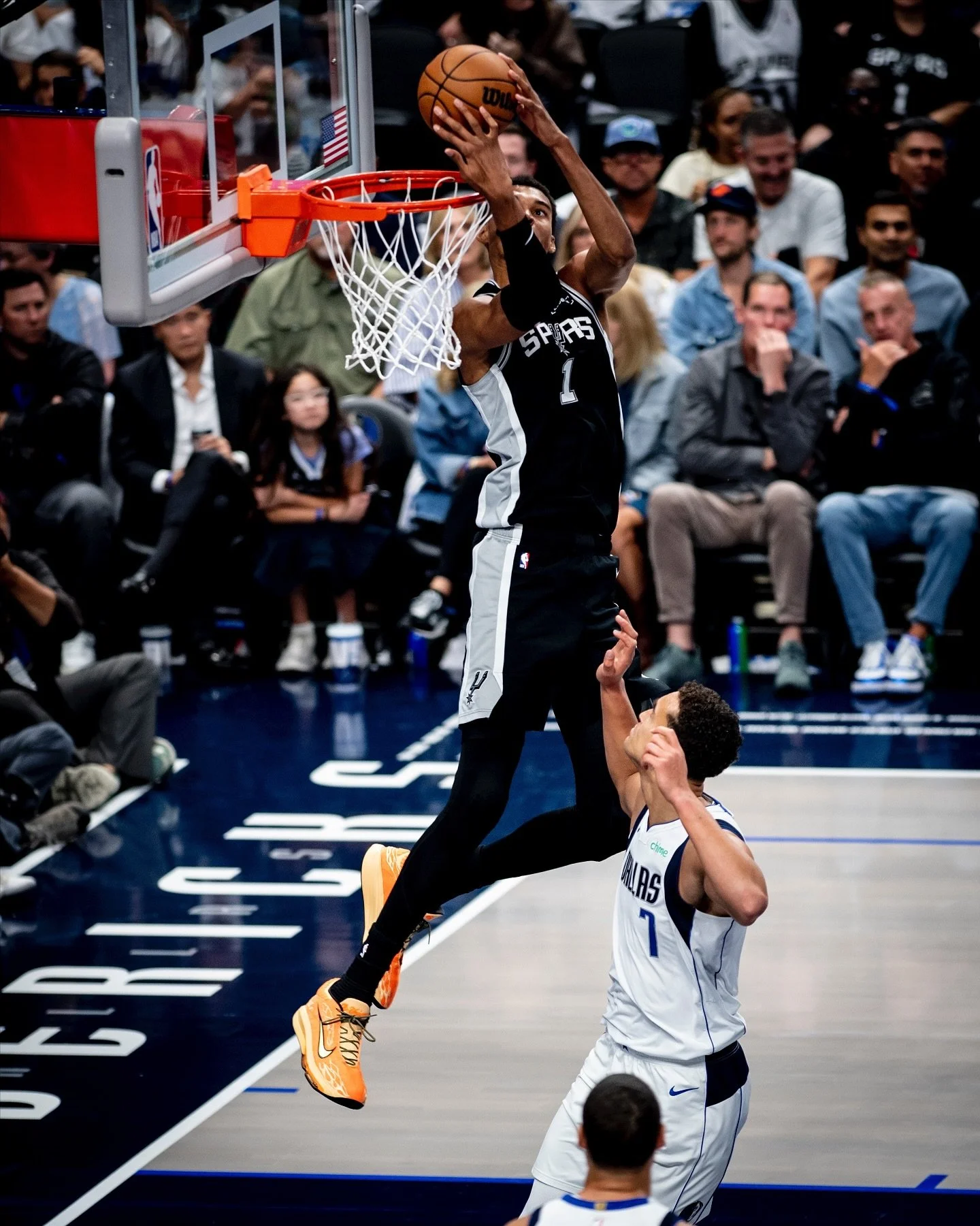 Last night&rsquo;s opening game of the @spurs NBA season was so much fun. @wemby is unbelievable. We&rsquo;re back, baby!