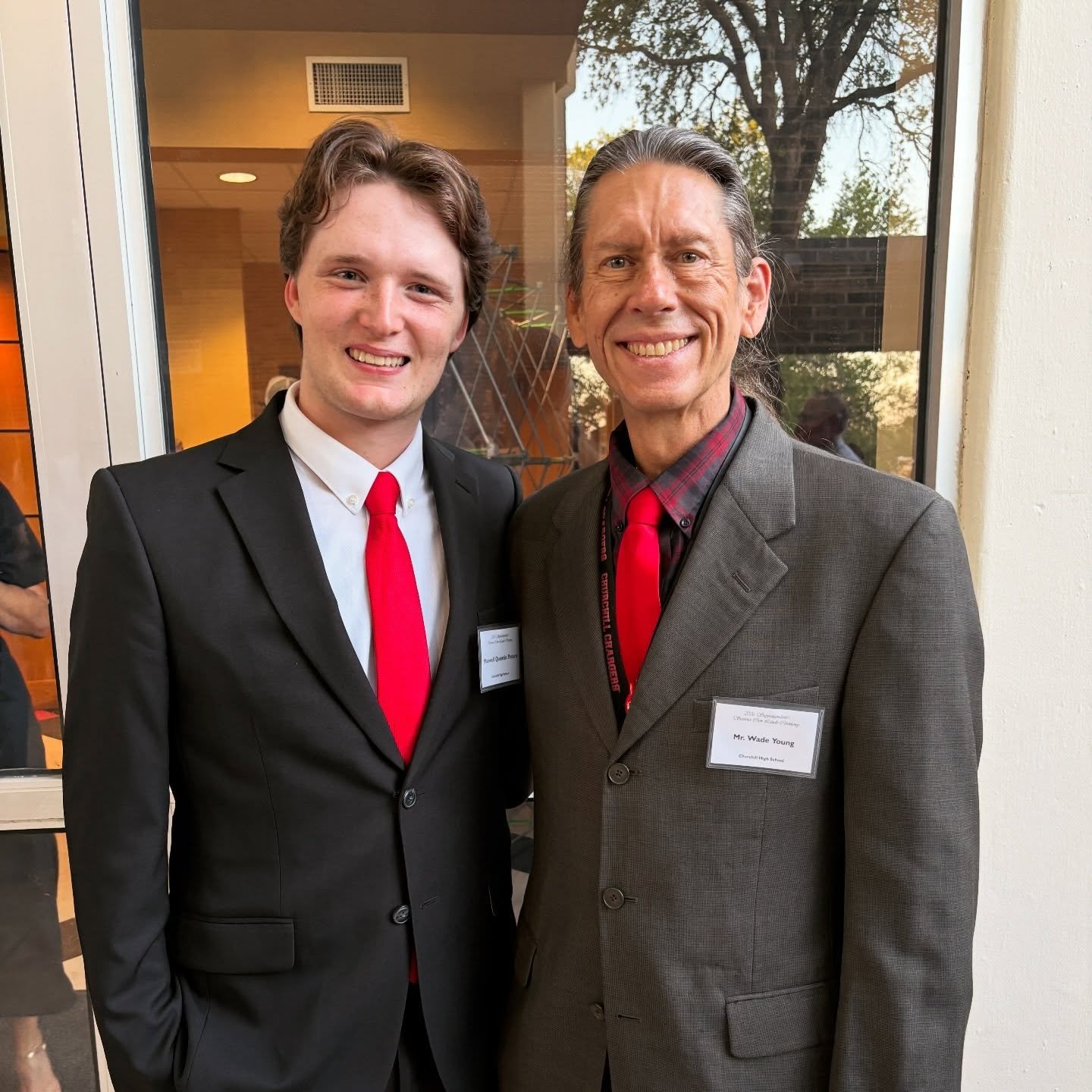 We&rsquo;re about two months away from the end of high school for @maxqpeters and the parade of valedictory events has begun. This week was the Summa Cum Laude Ceremony, where high-achieving students honor a favorite teacher for helping them along th