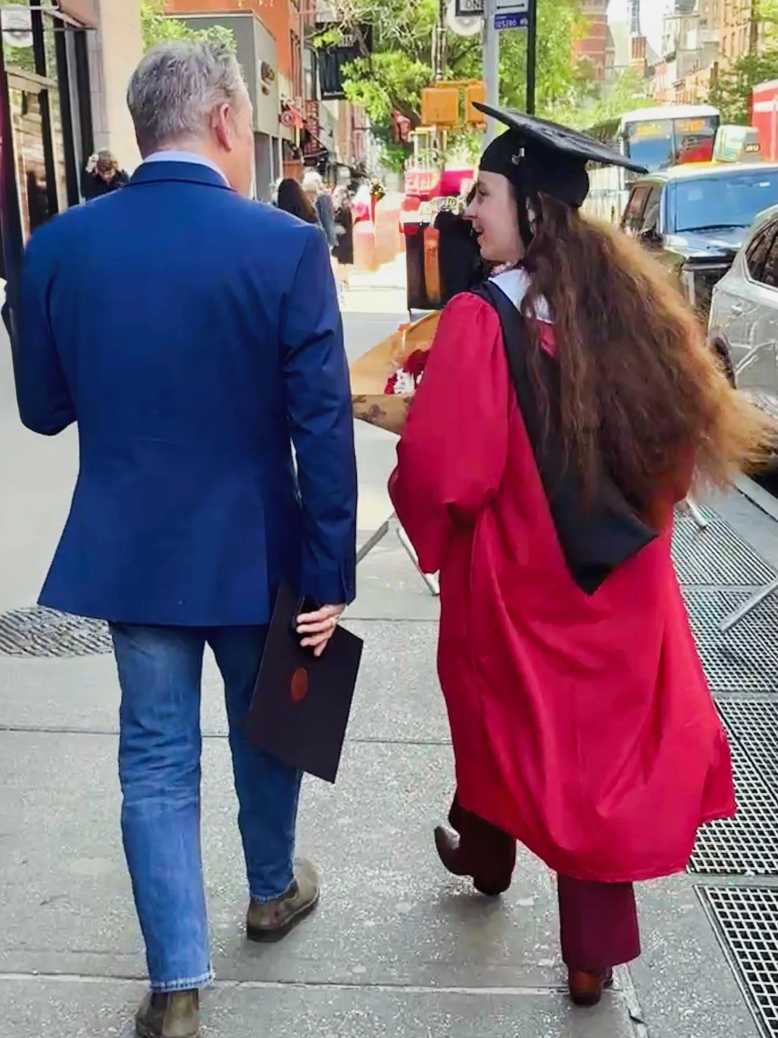 Graduation day for newly minted BFA @verolikearrow. You did it, kid!