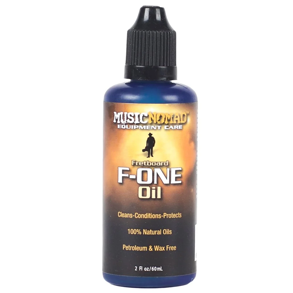 Music Nomad F-ONE Fretboard Oil | All-Natural Unfinished Wood Conditioner 2 oz