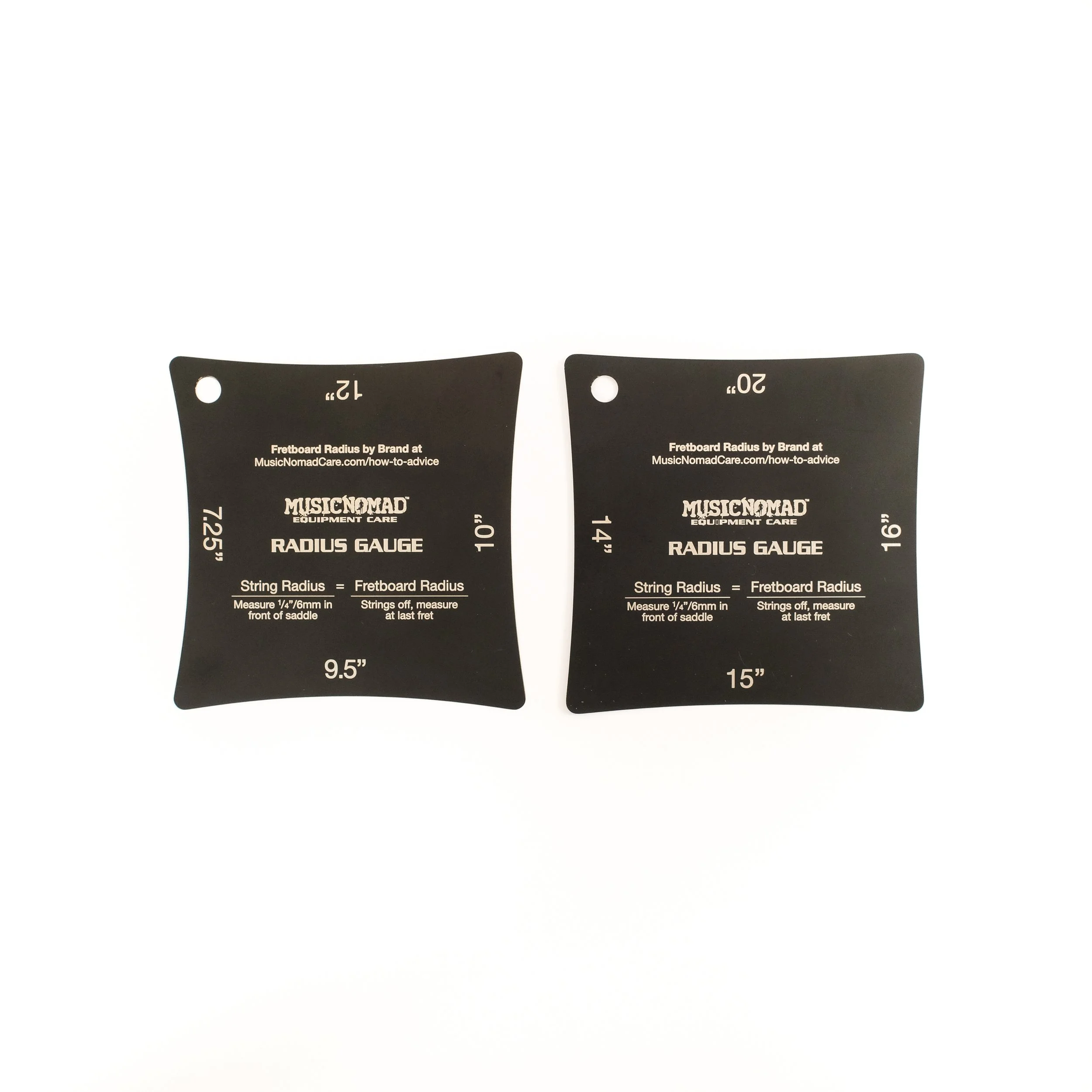Music Nomad MN603 | Precision Fretboard and String Radius Gauge Set