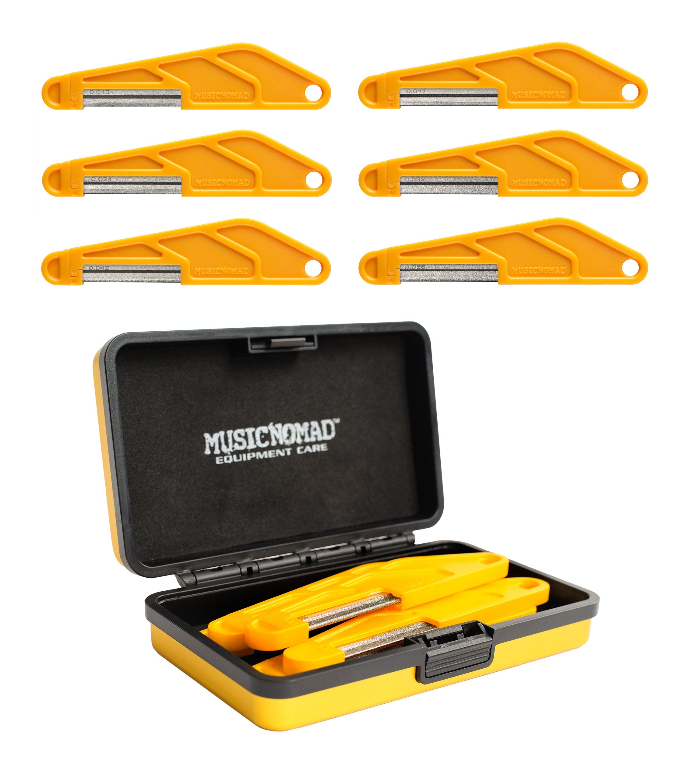 Music Nomad MN670 | Professional Diamond-Coated Acoustic Nut Slotting Files