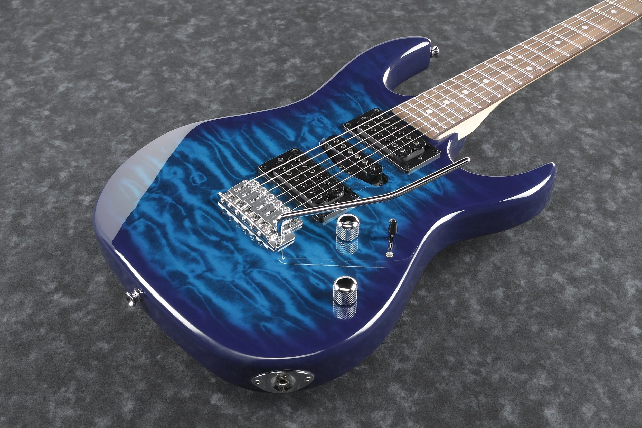 Ibanez Gio GRX70QA Electric Guitar - Transparent Blue Burst
