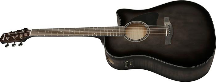 Ibanez Acoustic-electric Guitar - AAD77CE, Black Sunburst