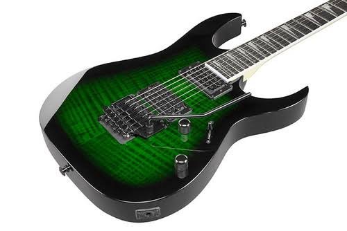 Ibanez Gio GRX70QA Electric Guitar - Transparent Emerald Burst