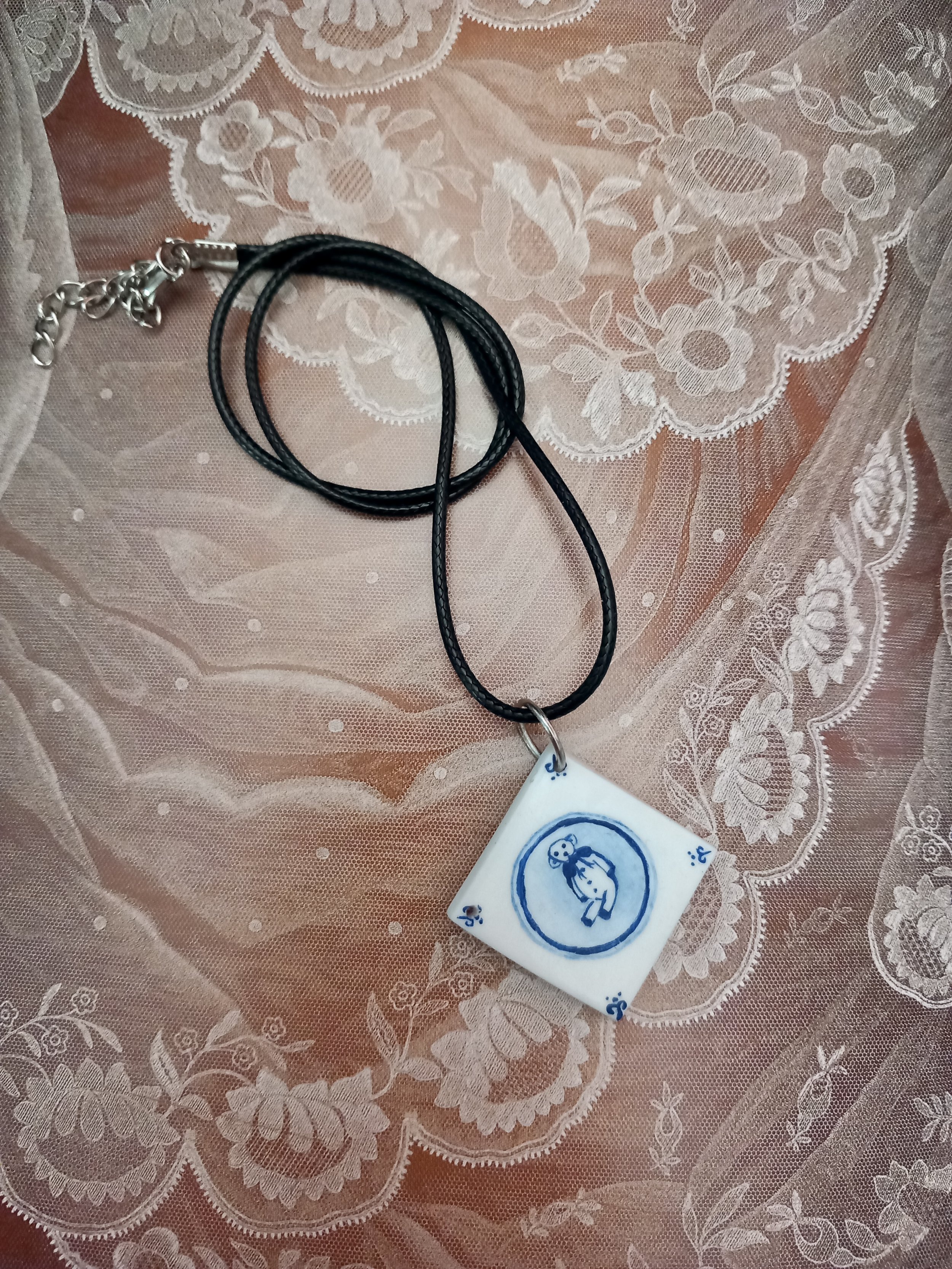 Tilted Tile Necklace