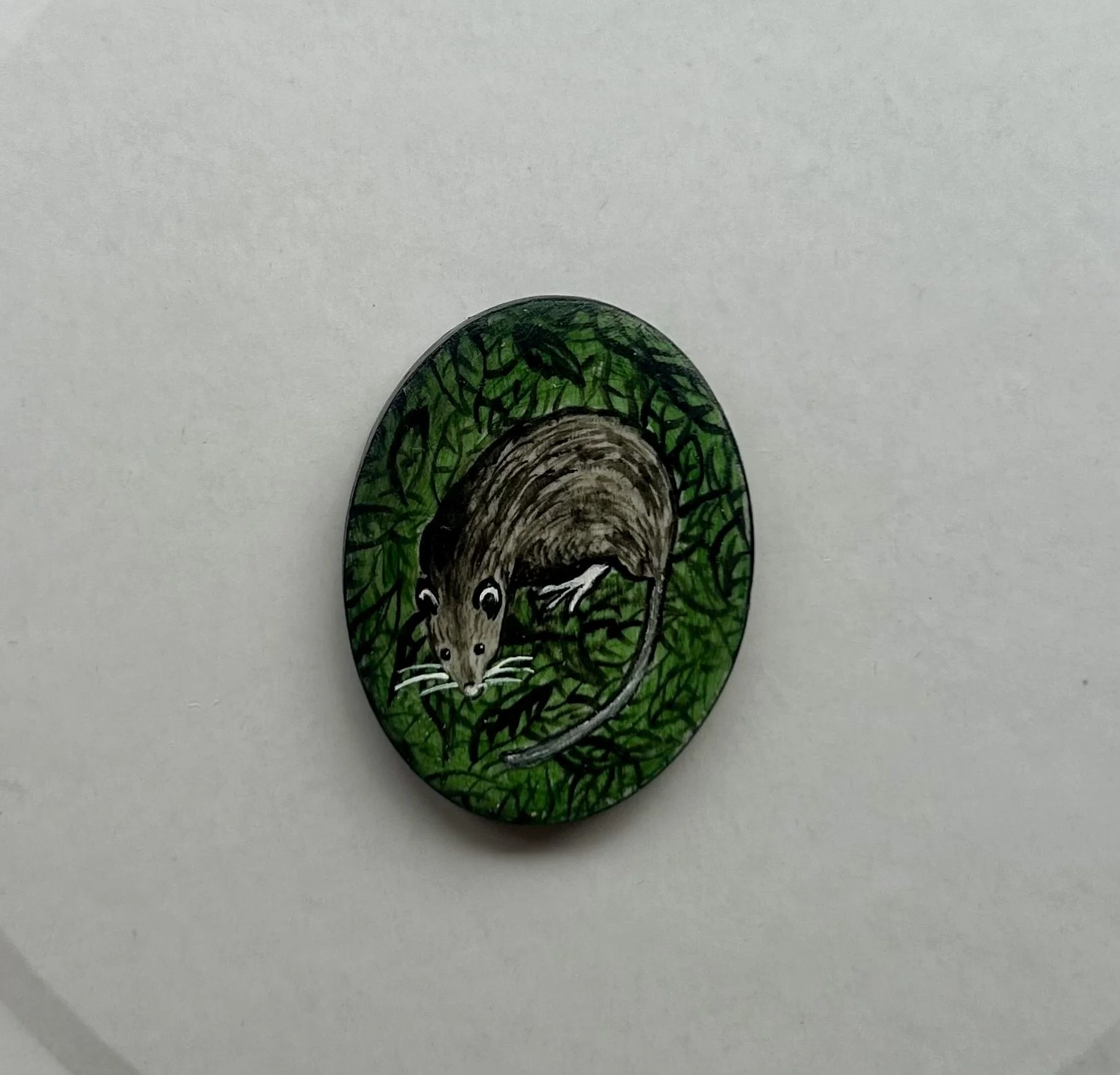 Rat in Leaves - special black collection