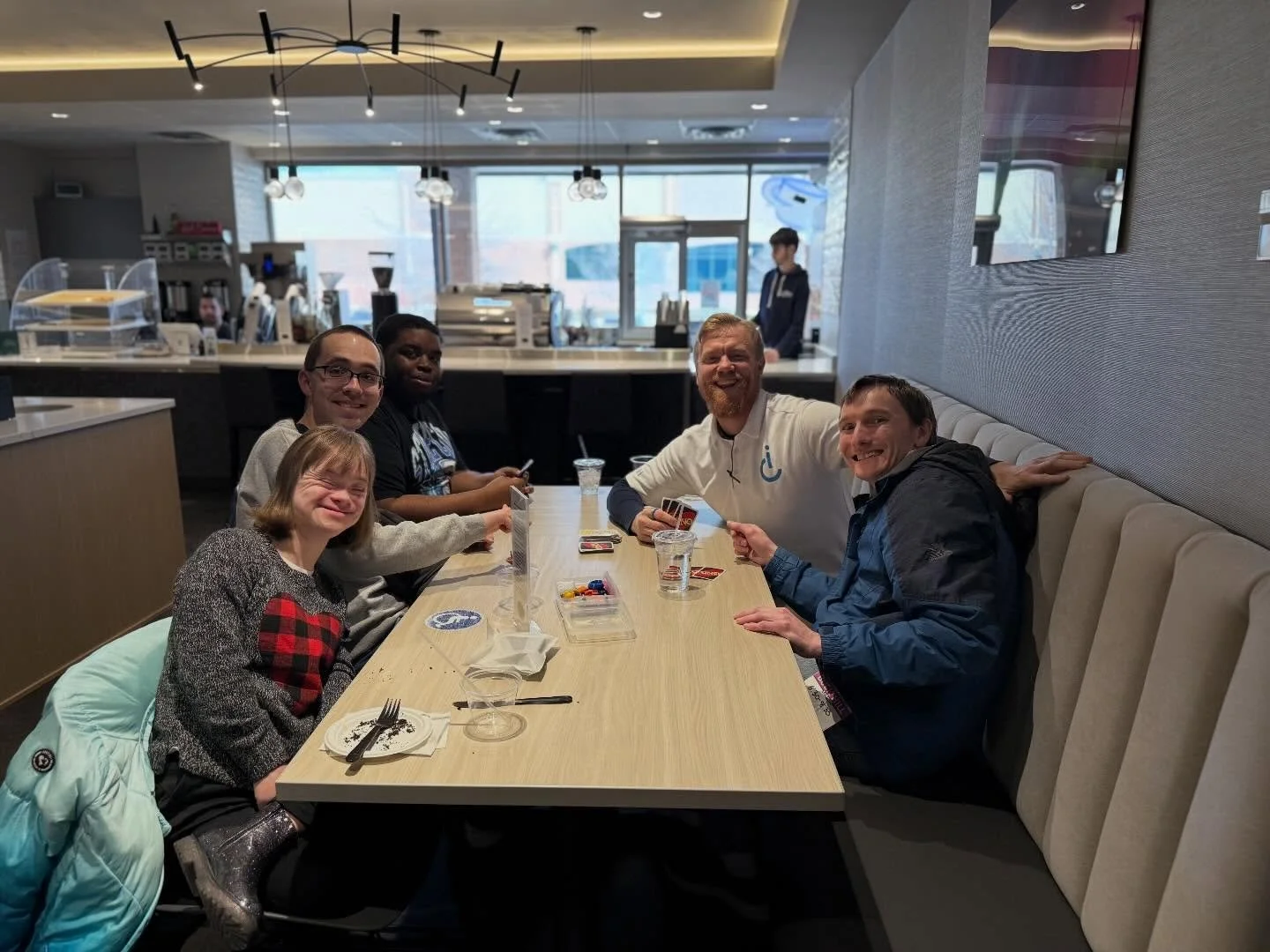 Our monthly Coffee Meet-Up is one of our favorite traditions. ☕

Community isn&rsquo;t built in big moments.
It&rsquo;s built in consistent ones 💛