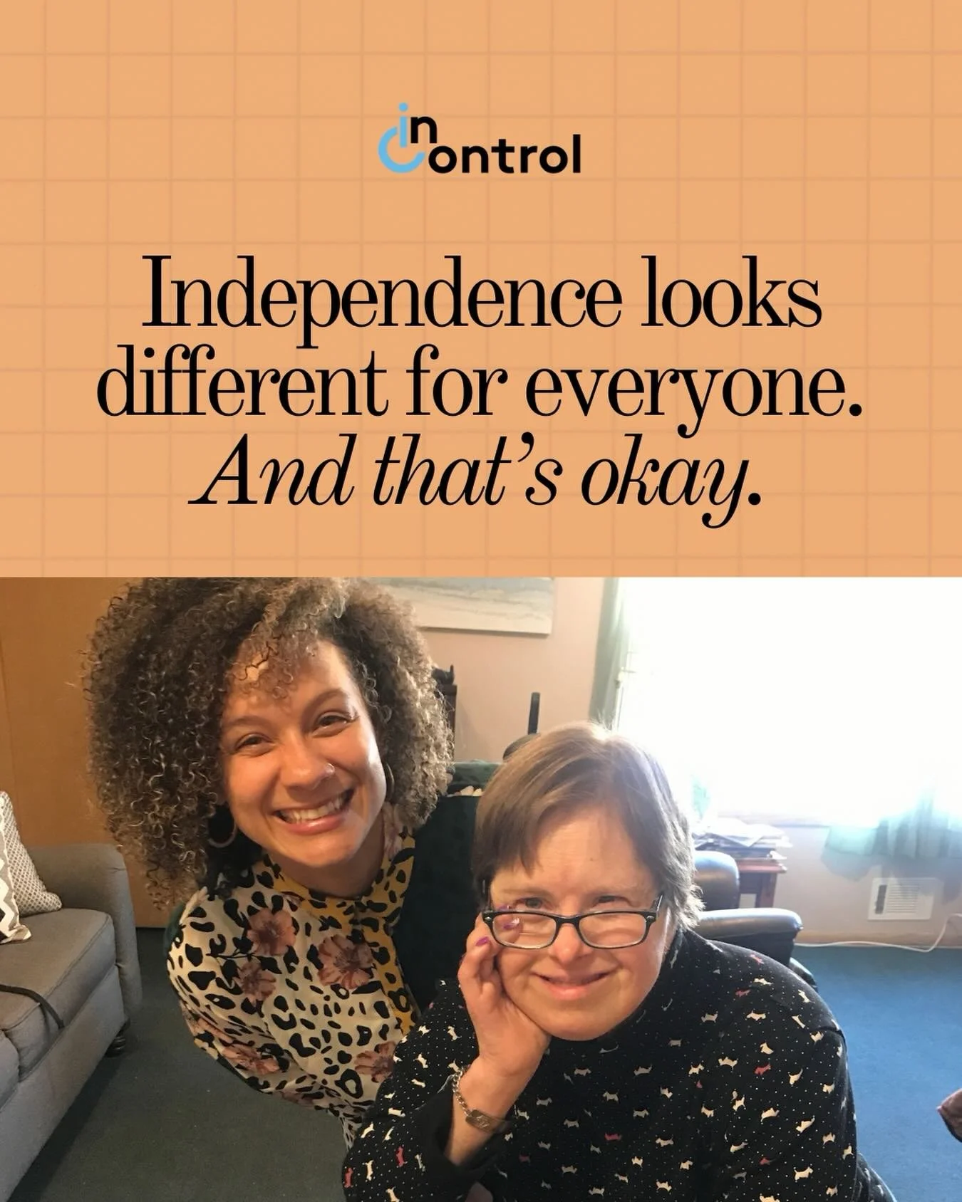 For some adults with disabilities, independence might look like:

- preparing a meal alone
- walking longer distances confidently
- attending community activities
- building strength through movement
- asking for help when needed
- creating routines 