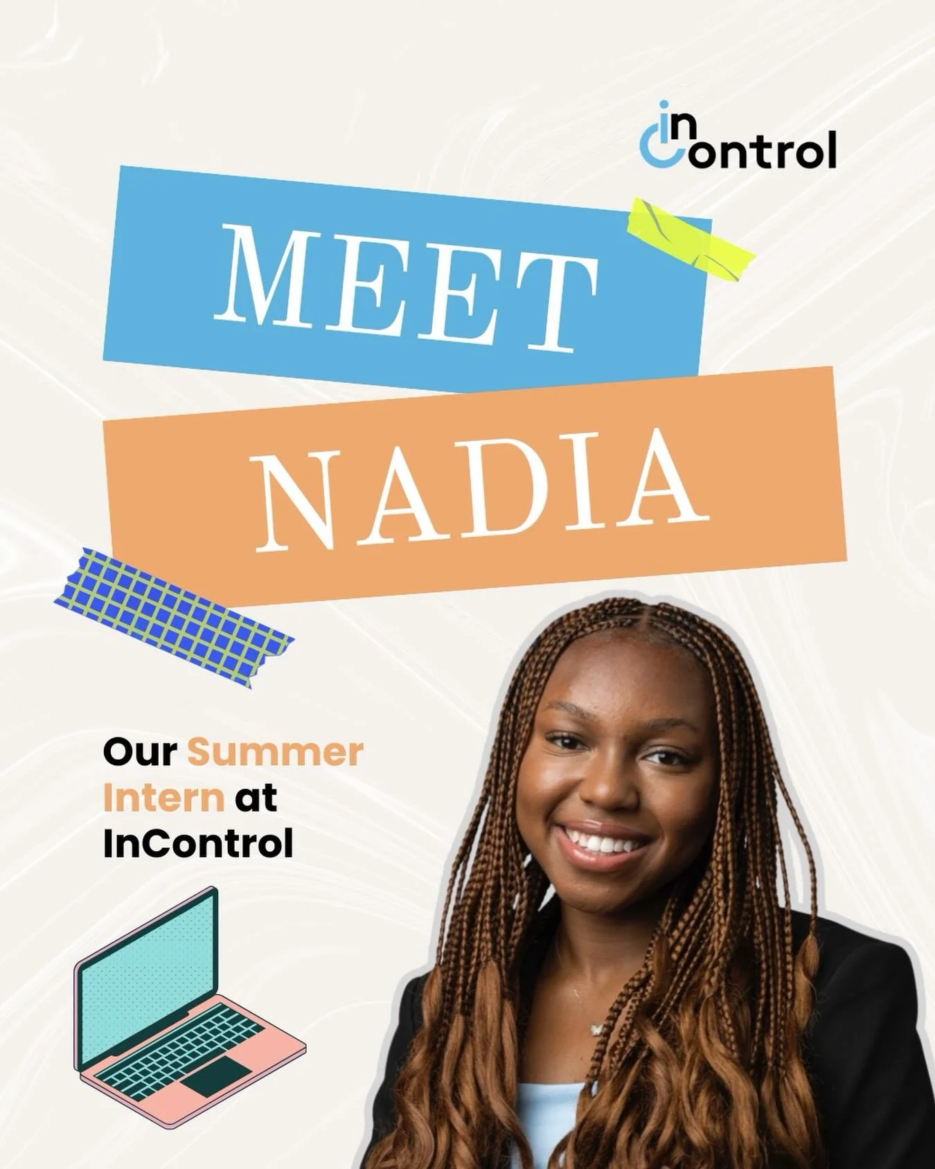 We&rsquo;re excited to welcome Nadia Owens to the InControl team this summer!

Nadia&rsquo;s journey is a testament to what can happen when curiosity, leadership, and determination come together. She graduated high school with both her diploma and an