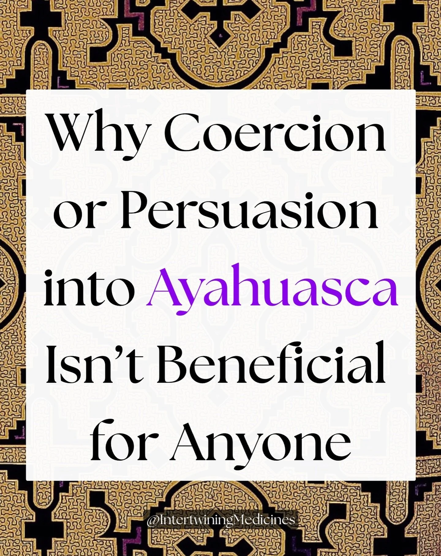 It&rsquo;s common for people who are beginning their healing journey with ayahuasca to fantasize about their friends, family, partner, etc joining them for ceremonies or a full retreat immersion.

It&rsquo;s a beautiful gift that we would feel inclin