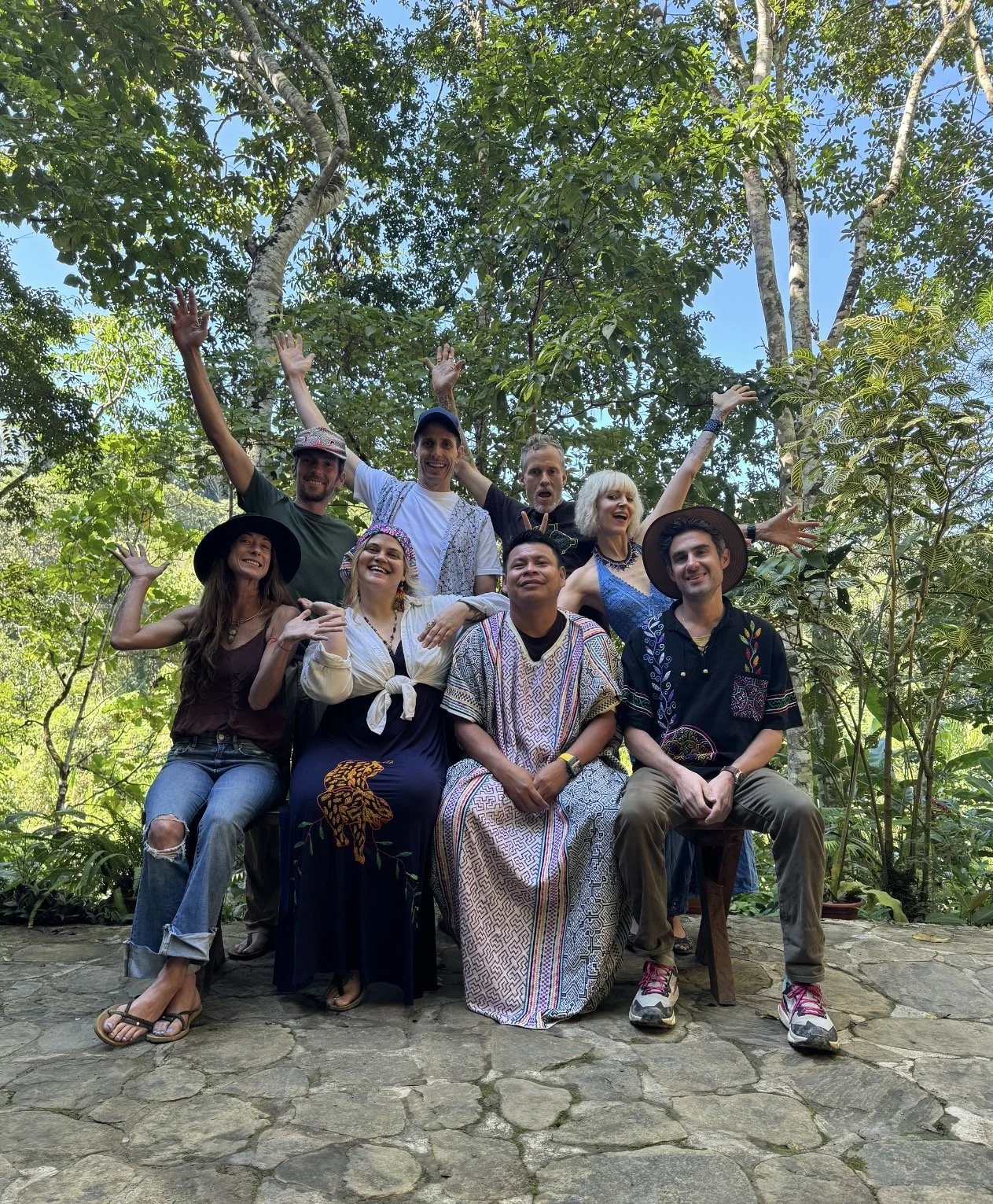 Our Shipibo plant diet group of 2025 in the Amazon jungle