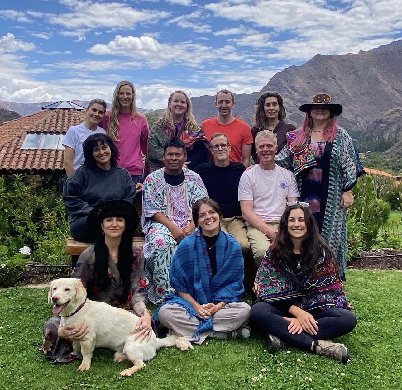 Finishing up an ayahuasca retreat in 2023 with Intertwining Medicines