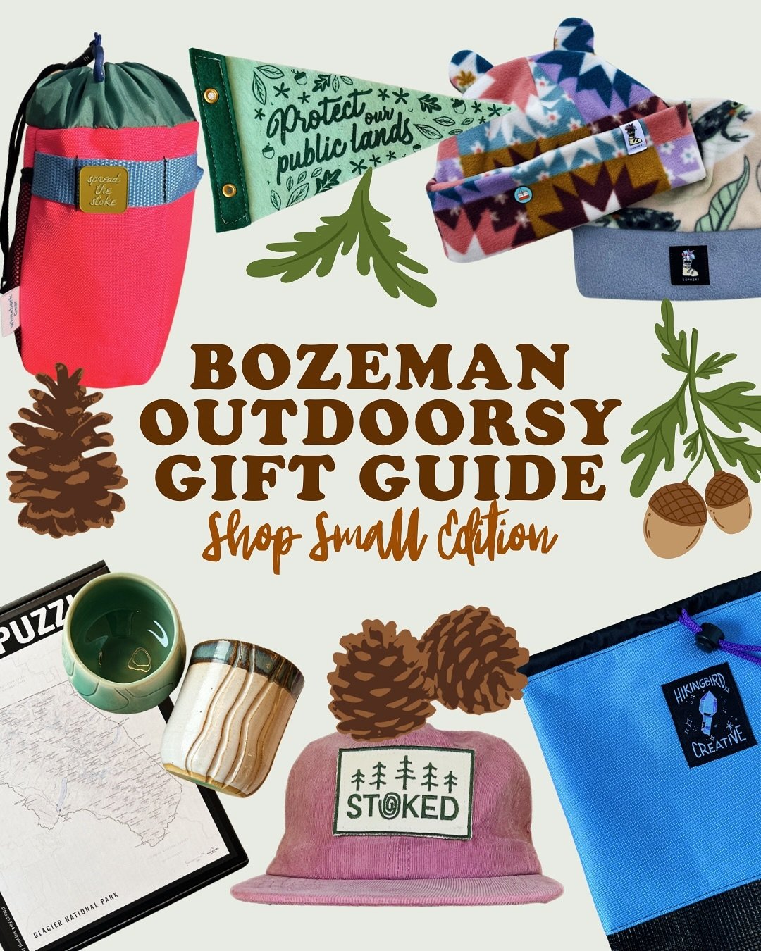 🎁✨A Gift Guide for Nature Lovers 🌲💫

This holiday season, we&rsquo;ve teamed up to share our favorite locally-made, nature-inspired gifts from Bozeman small businesses! Curated by @rangercollective, this guide highlights the perfect gifts for outd