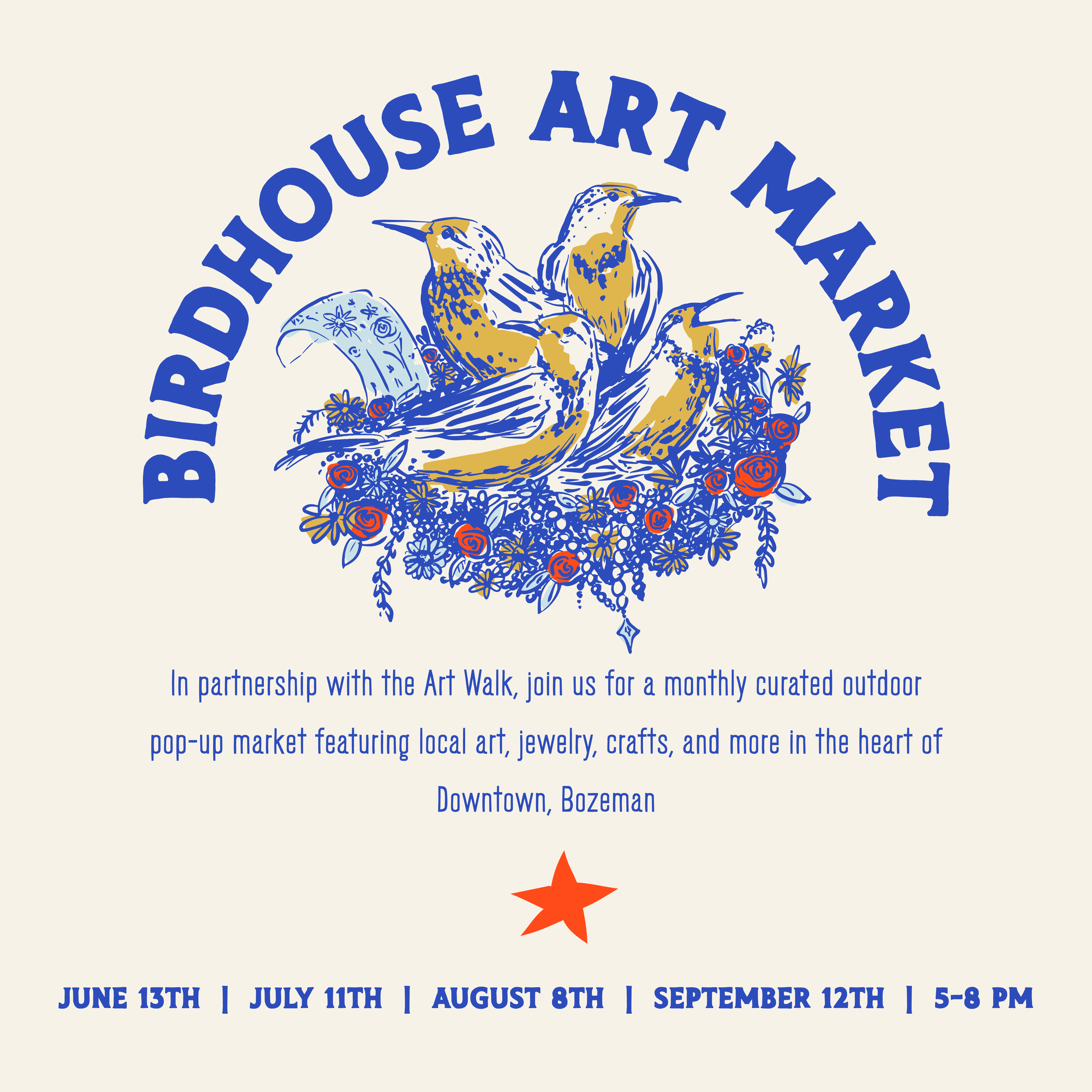 Birdhouse Art Walk Market - September