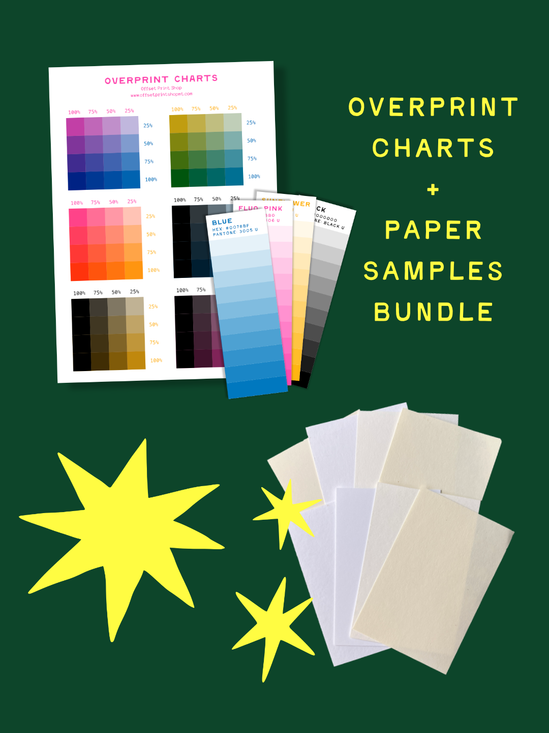 Riso Color Chart and Paper Sample Bundle PRE-ORDER
