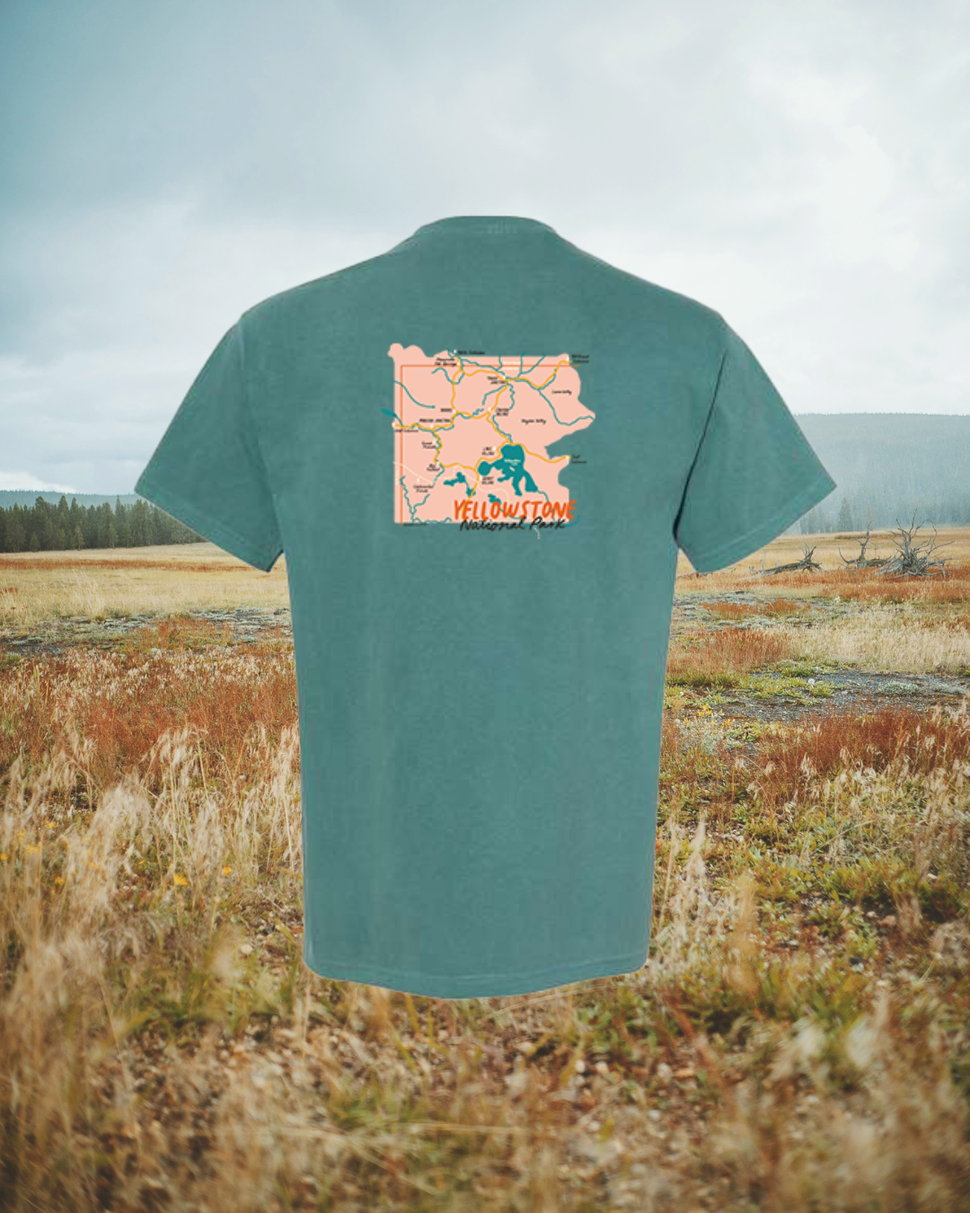 Yellowstone Map Tee