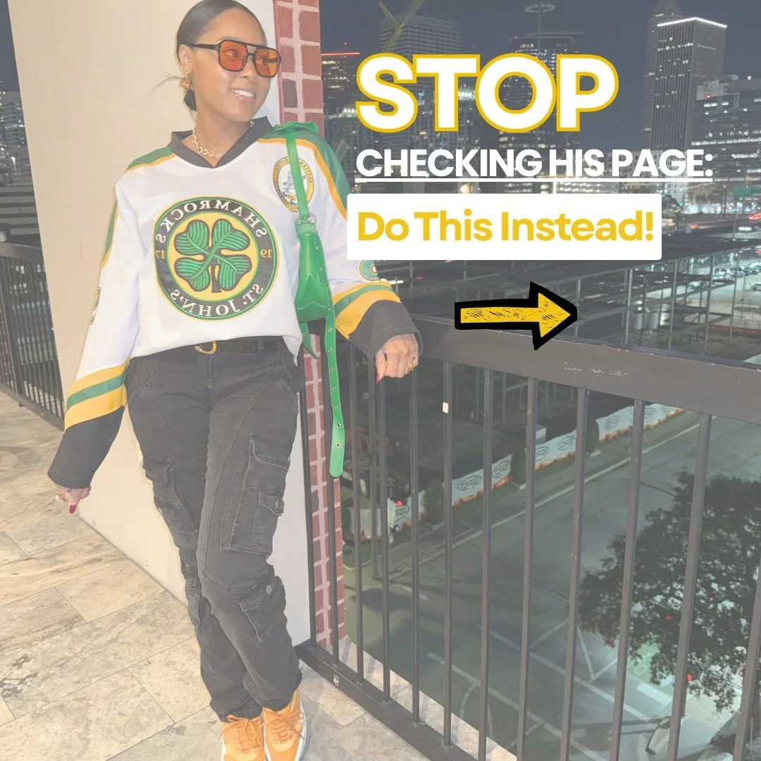 Checking his page feels harmless&hellip; until it becomes a ritual that keeps you stuck.
Most of the time, you&rsquo;re not looking for updates, you&rsquo;re looking for comfort, reassurance, or closure.

But his page will never give you clarity.
It 