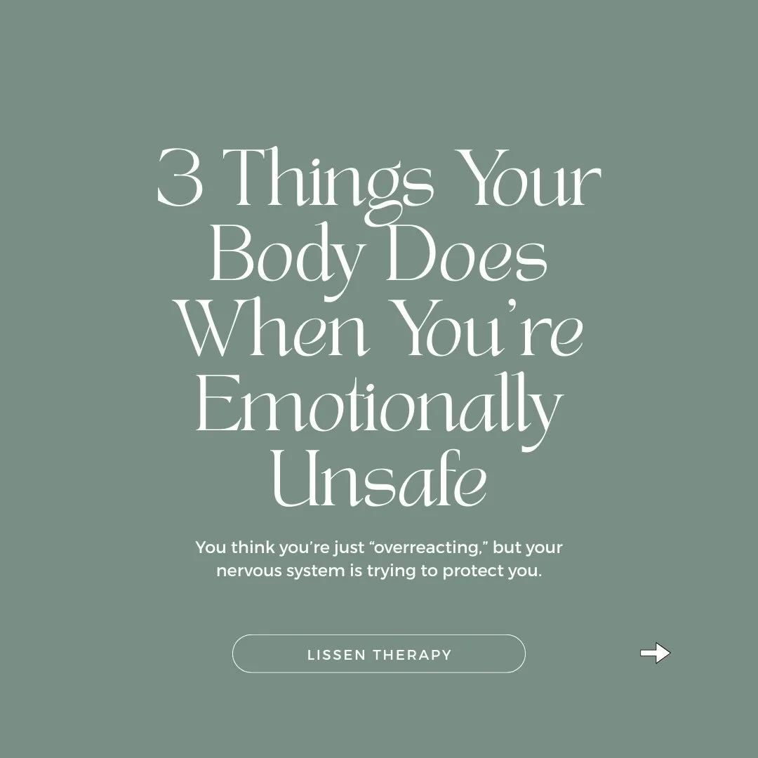 Your body speaks before you do.

Sometimes emotional pain doesn&rsquo;t look like tears.
It looks like tight shoulders, a racing heart, or feeling like you disappeared inside yourself.

These reactions aren&rsquo;t dramatic.
They&rsquo;re your nervou